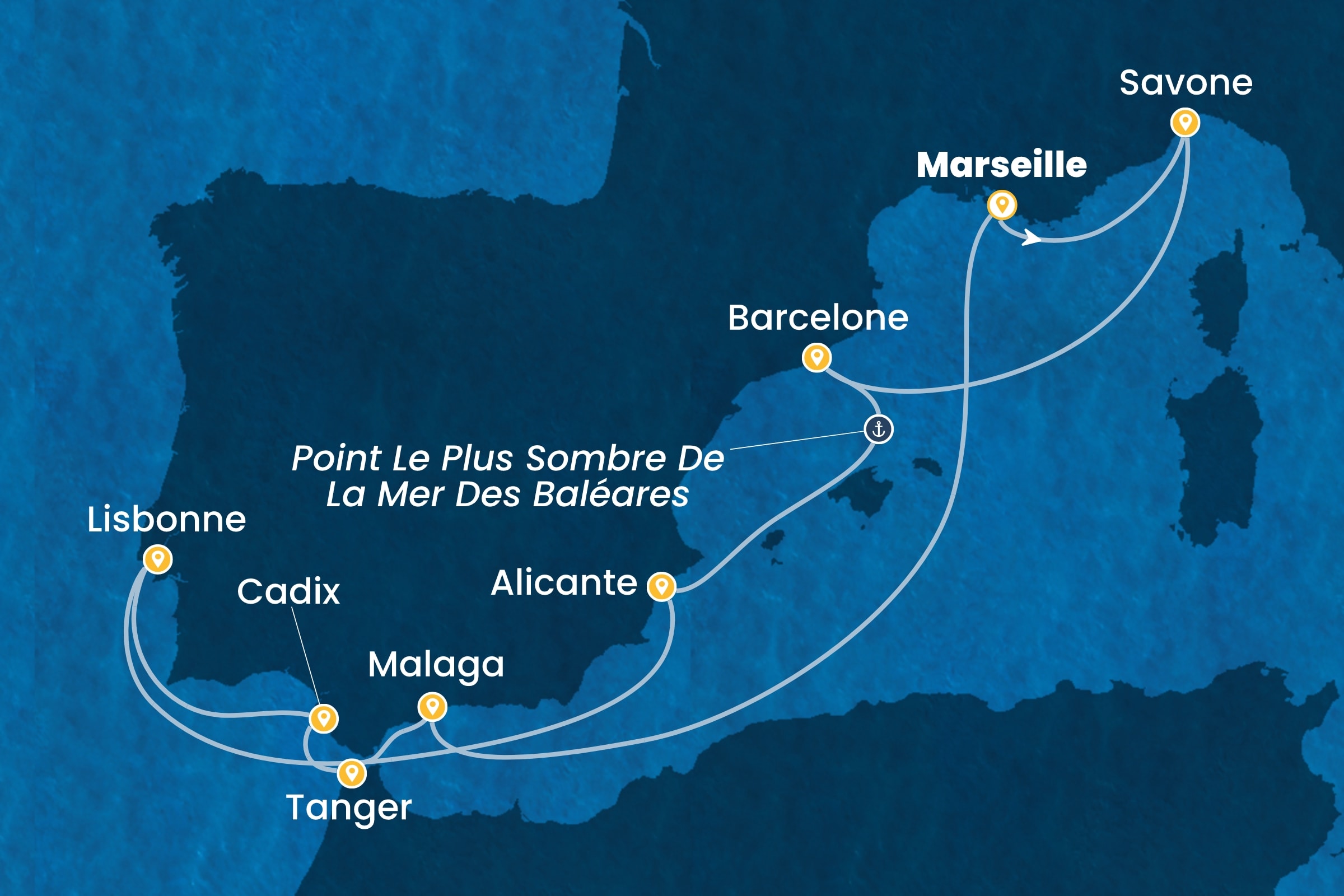 Carte de l’itinéraire