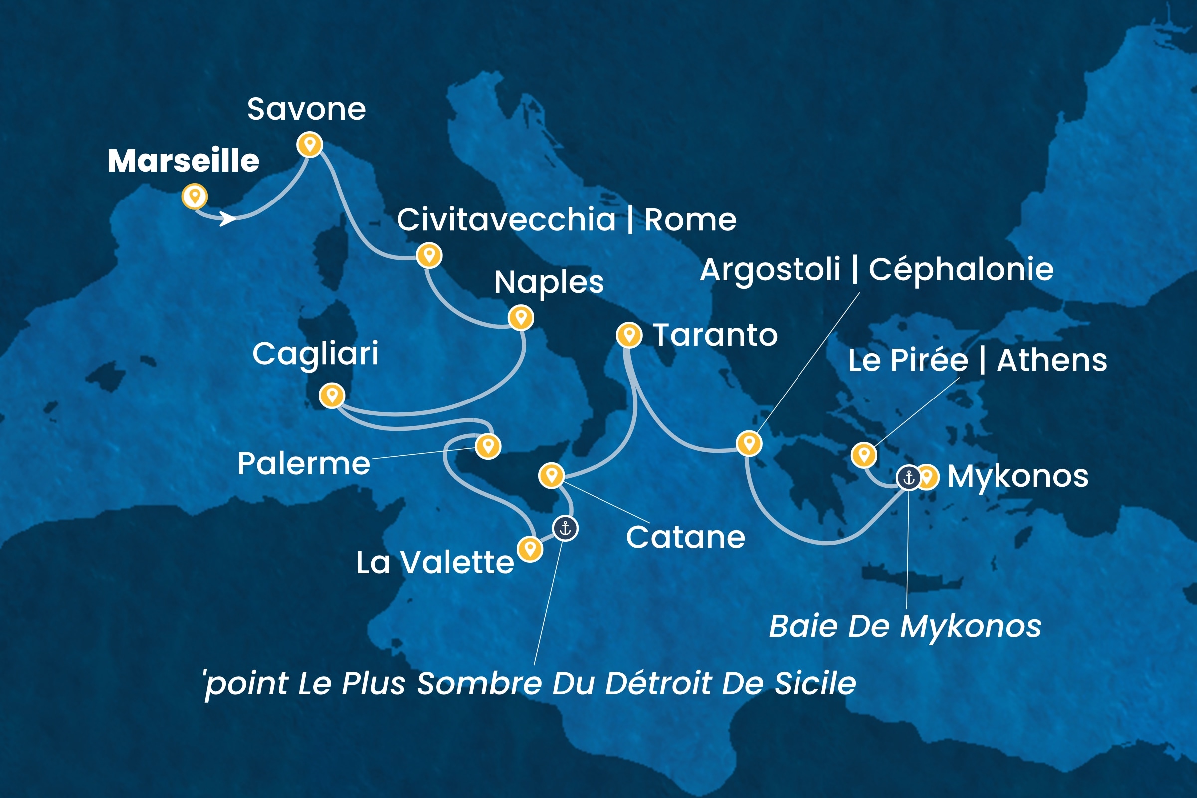 Carte de l’itinéraire