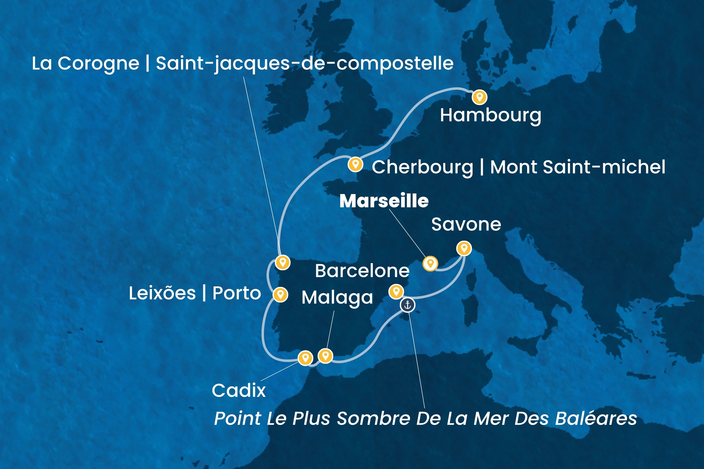 Carte de l’itinéraire