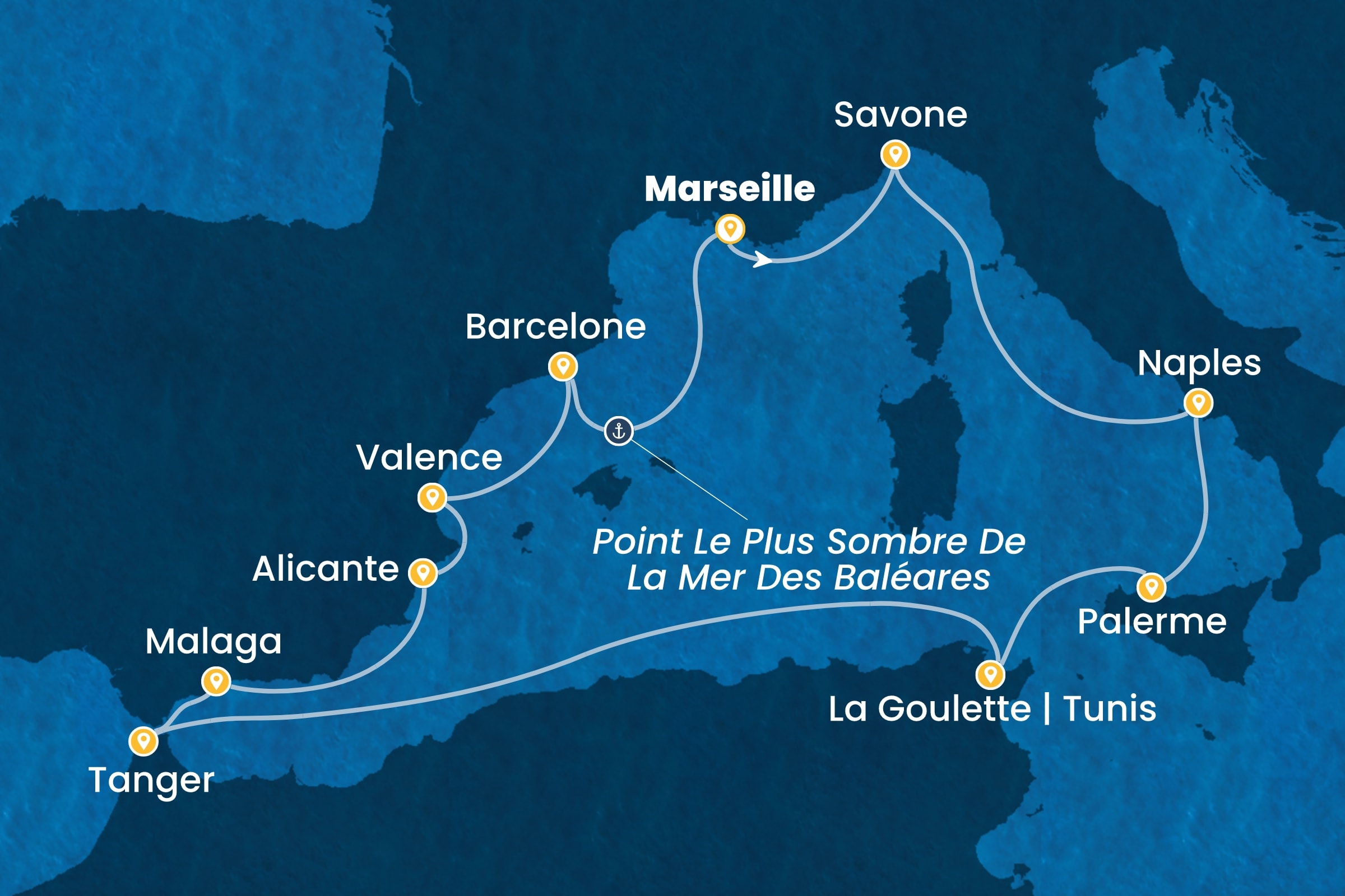 Carte de l’itinéraire