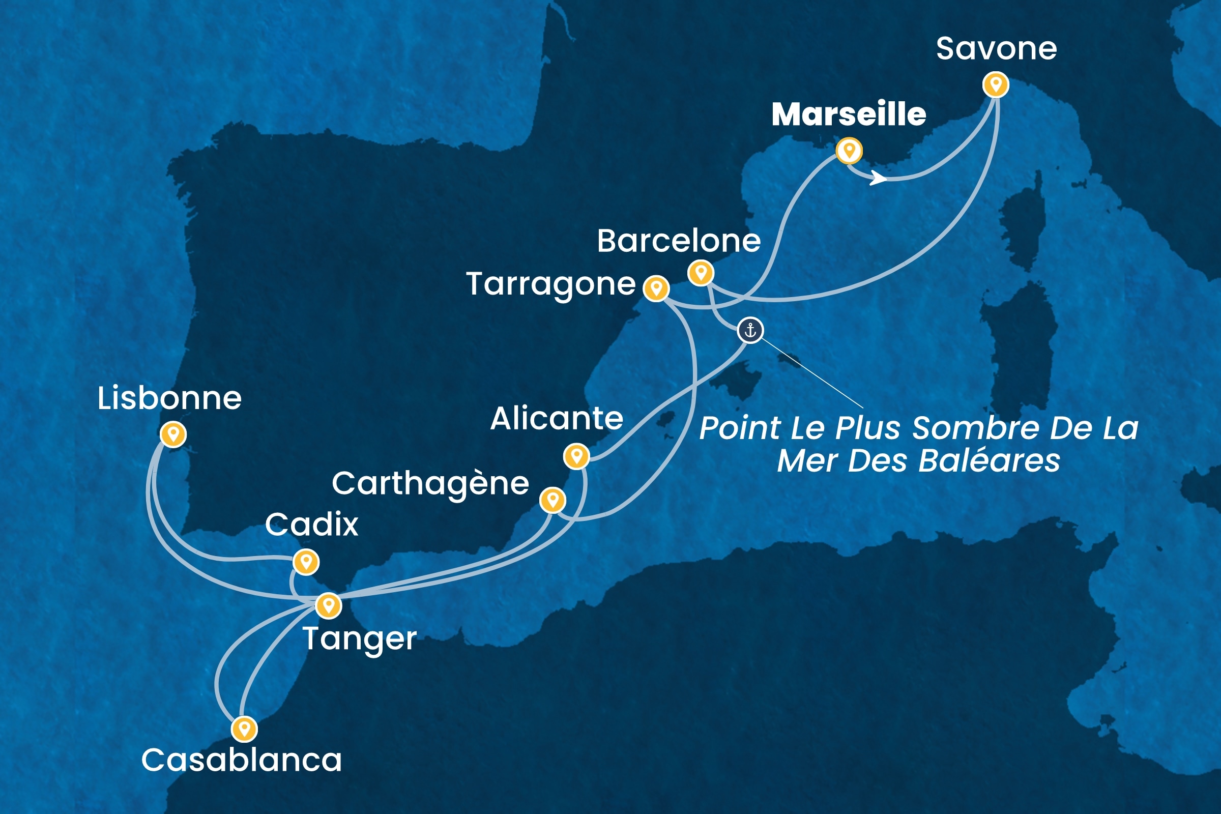 Carte de l’itinéraire