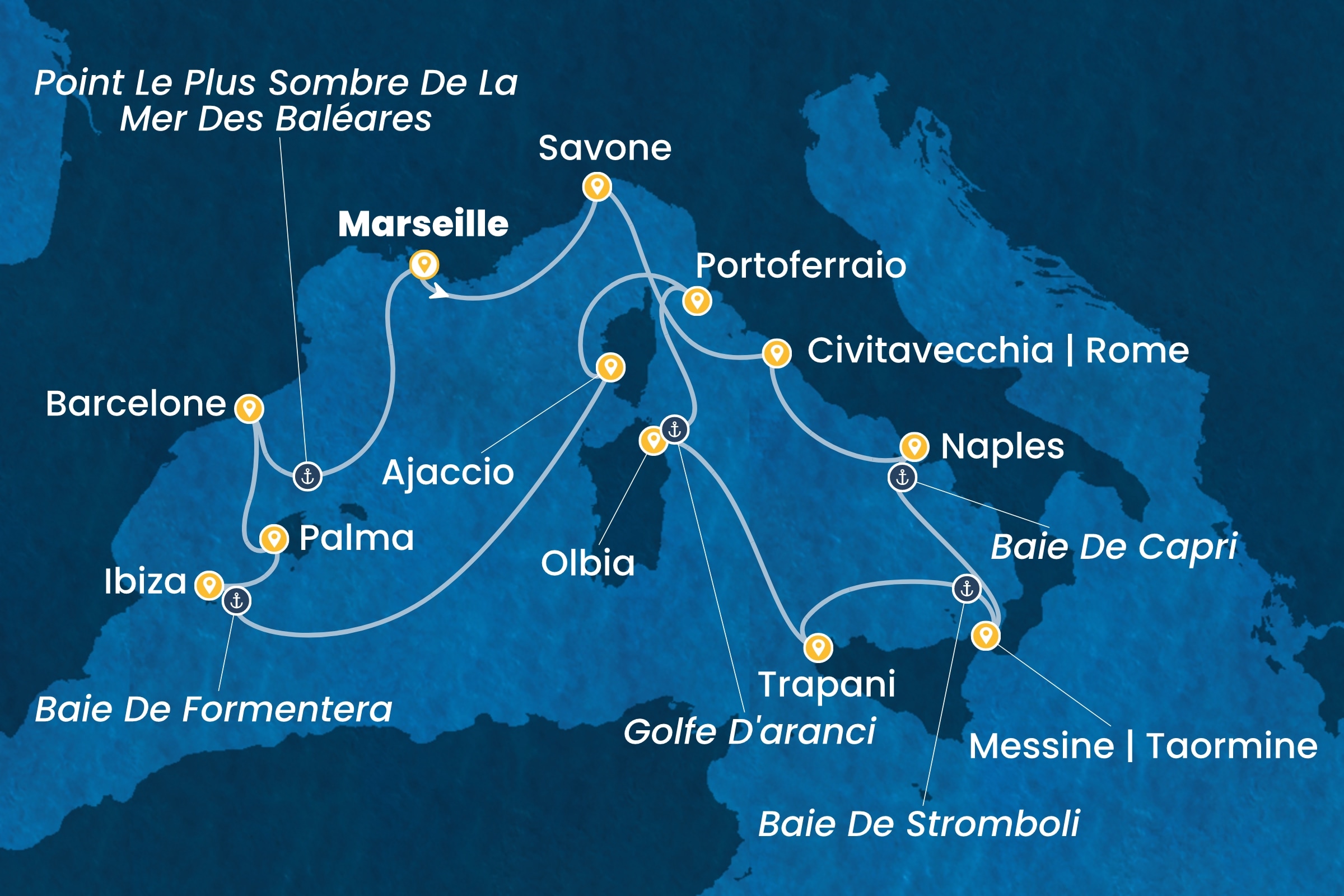 Carte de l’itinéraire