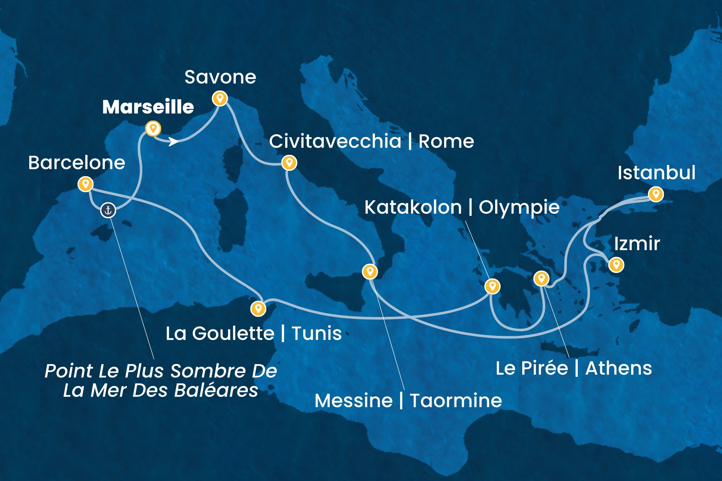 Carte de l’itinéraire
