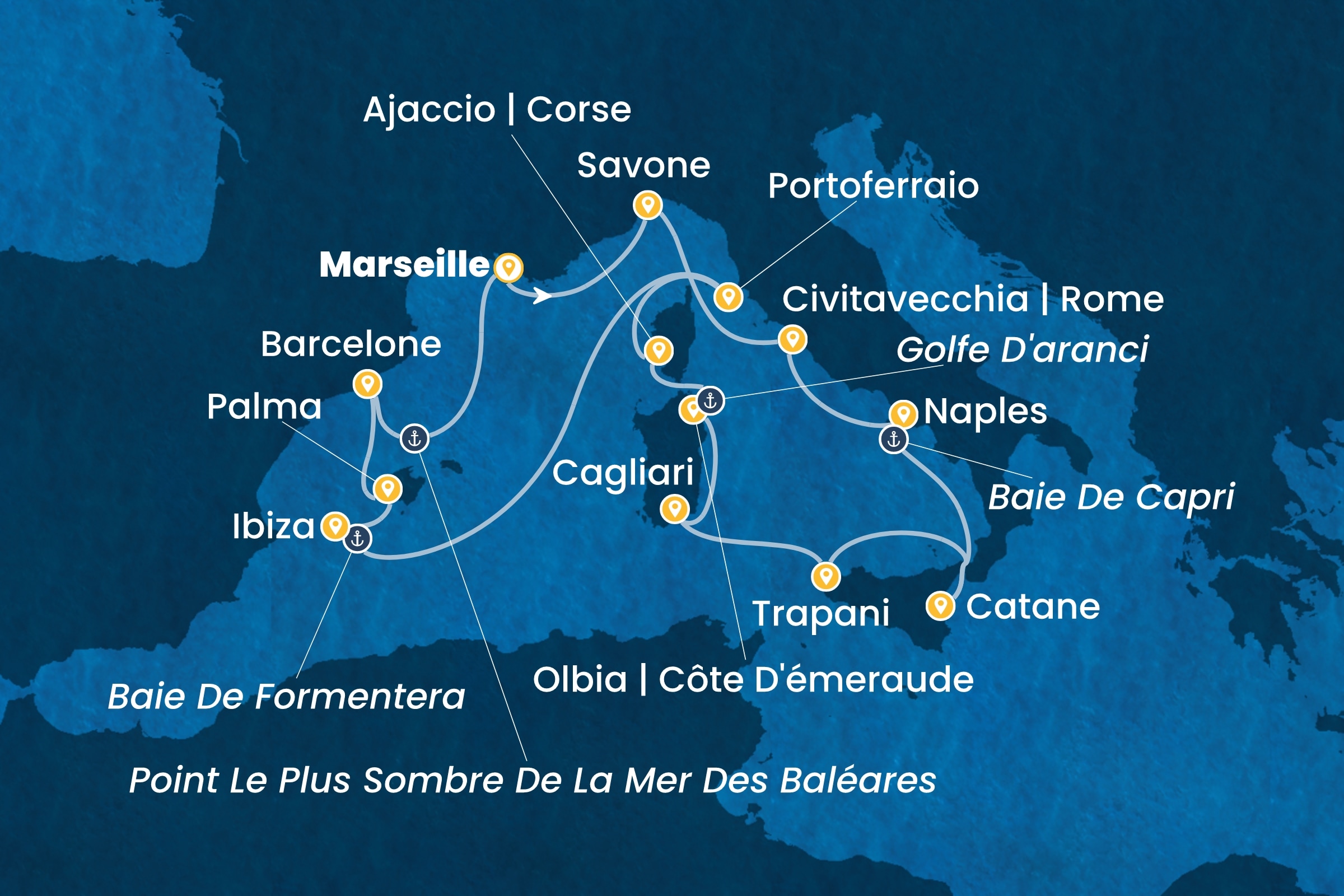 Carte de l’itinéraire