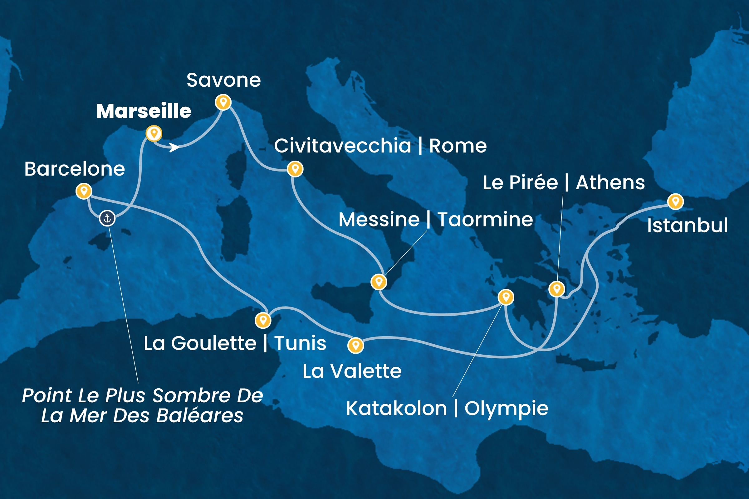 Carte de l’itinéraire