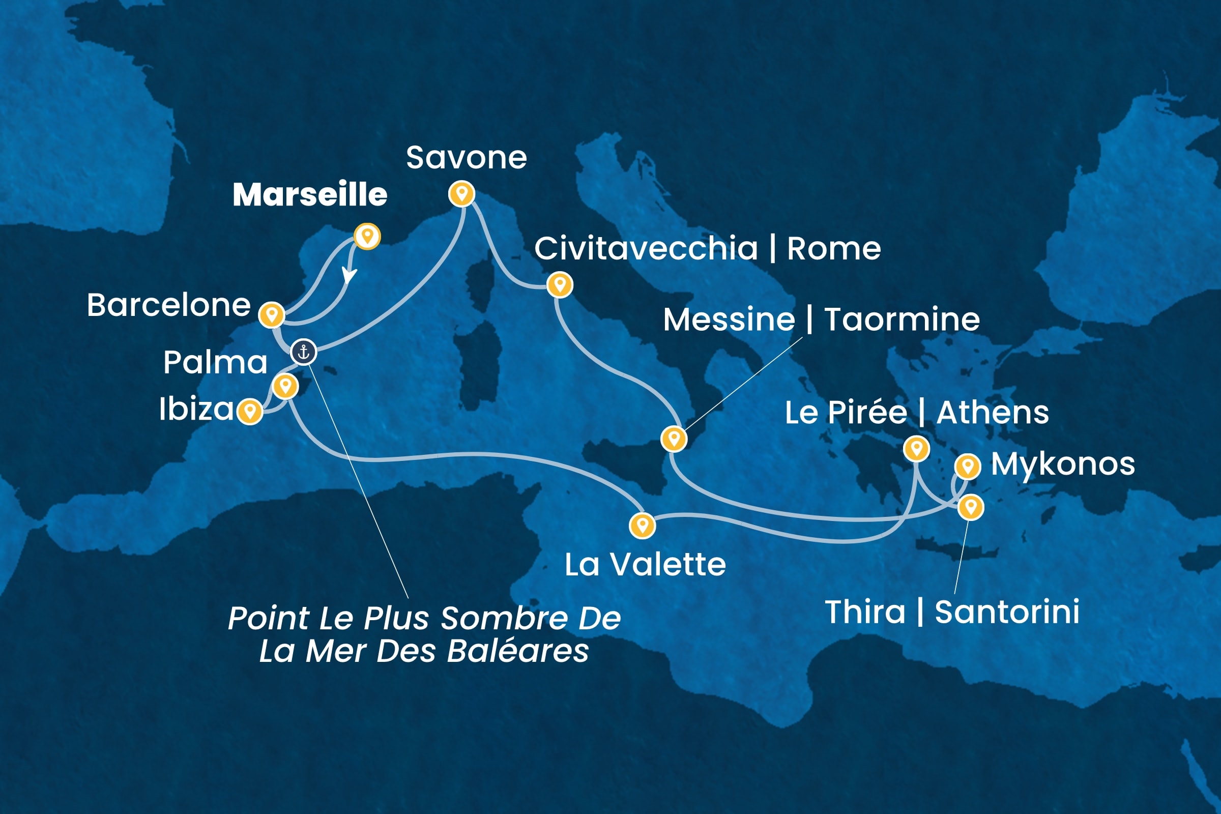 Carte de l’itinéraire