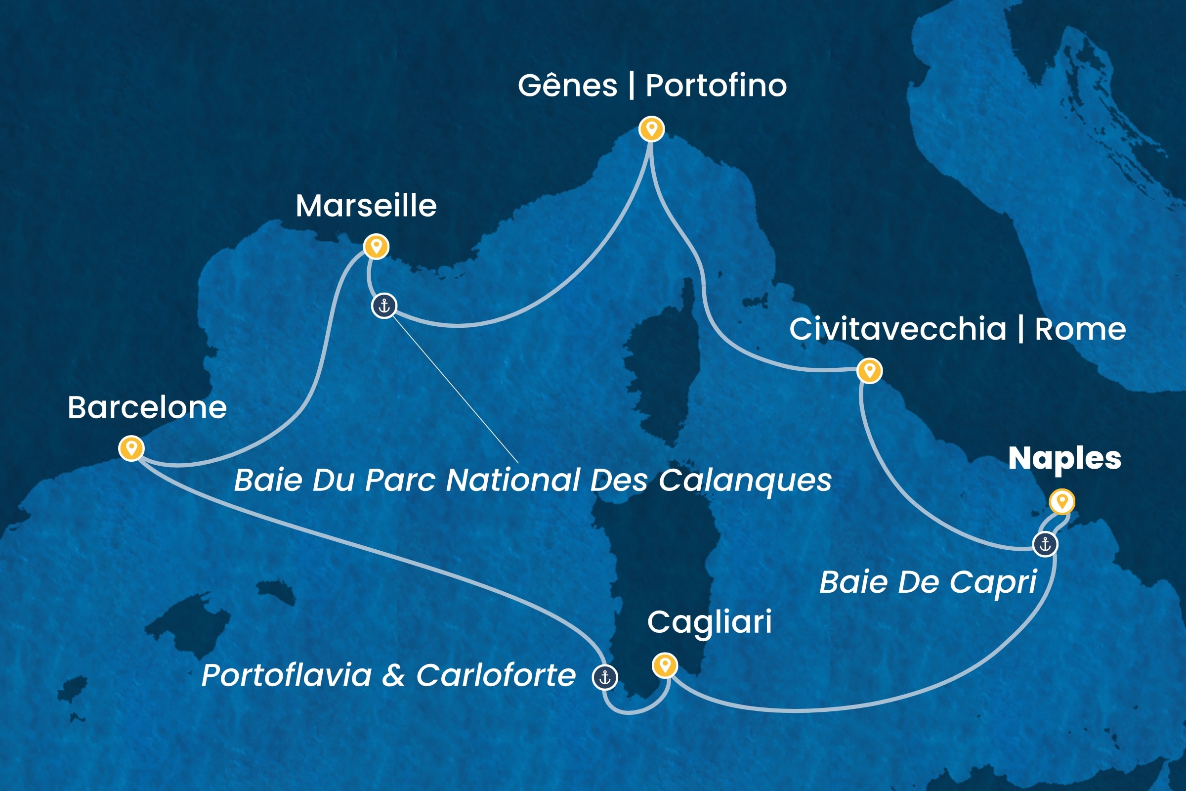 Carte de l’itinéraire