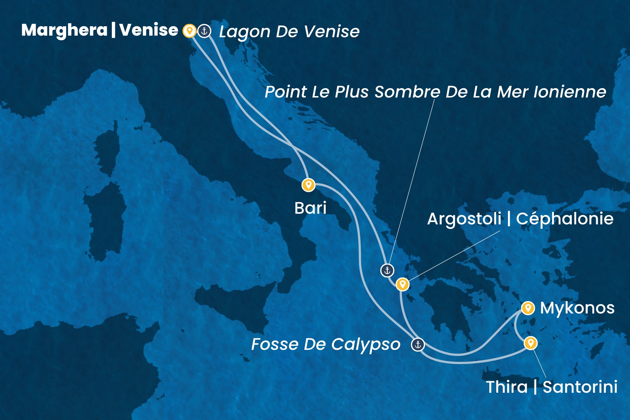 Carte de l’itinéraire