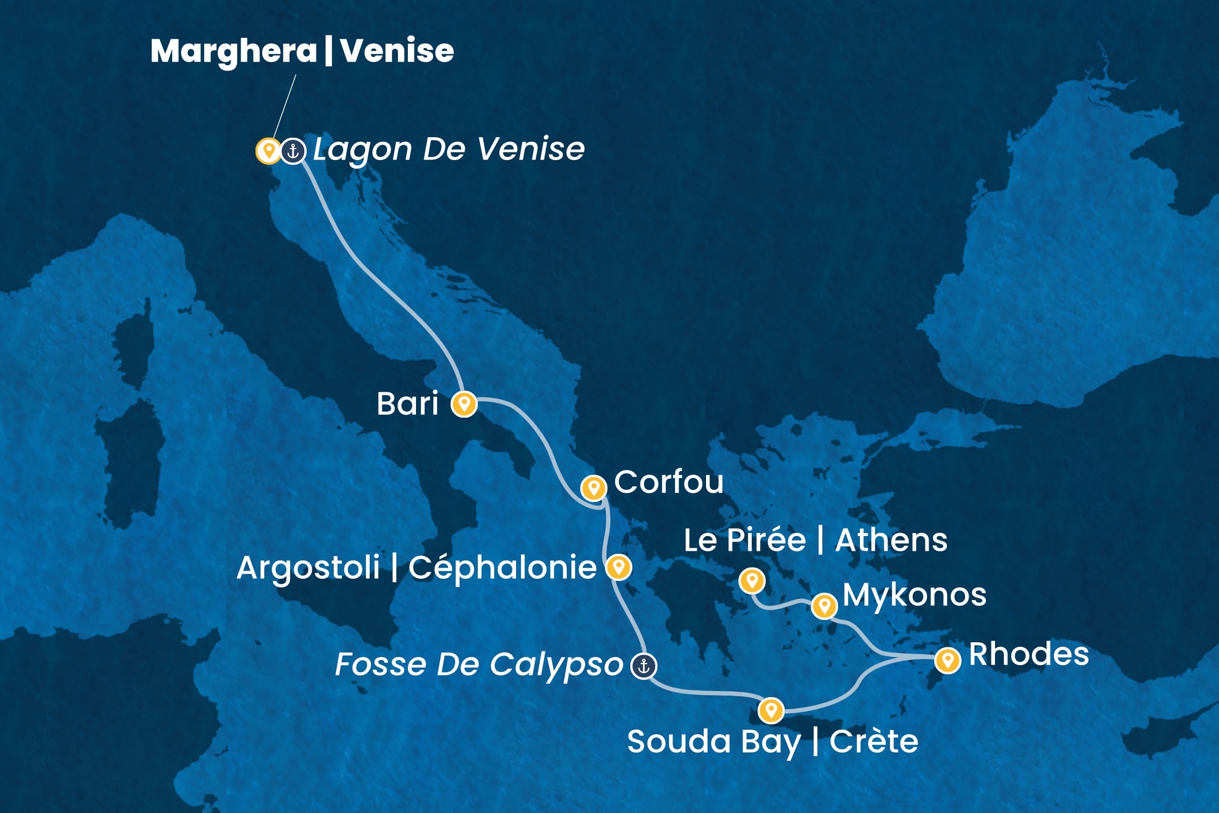 Carte de l’itinéraire