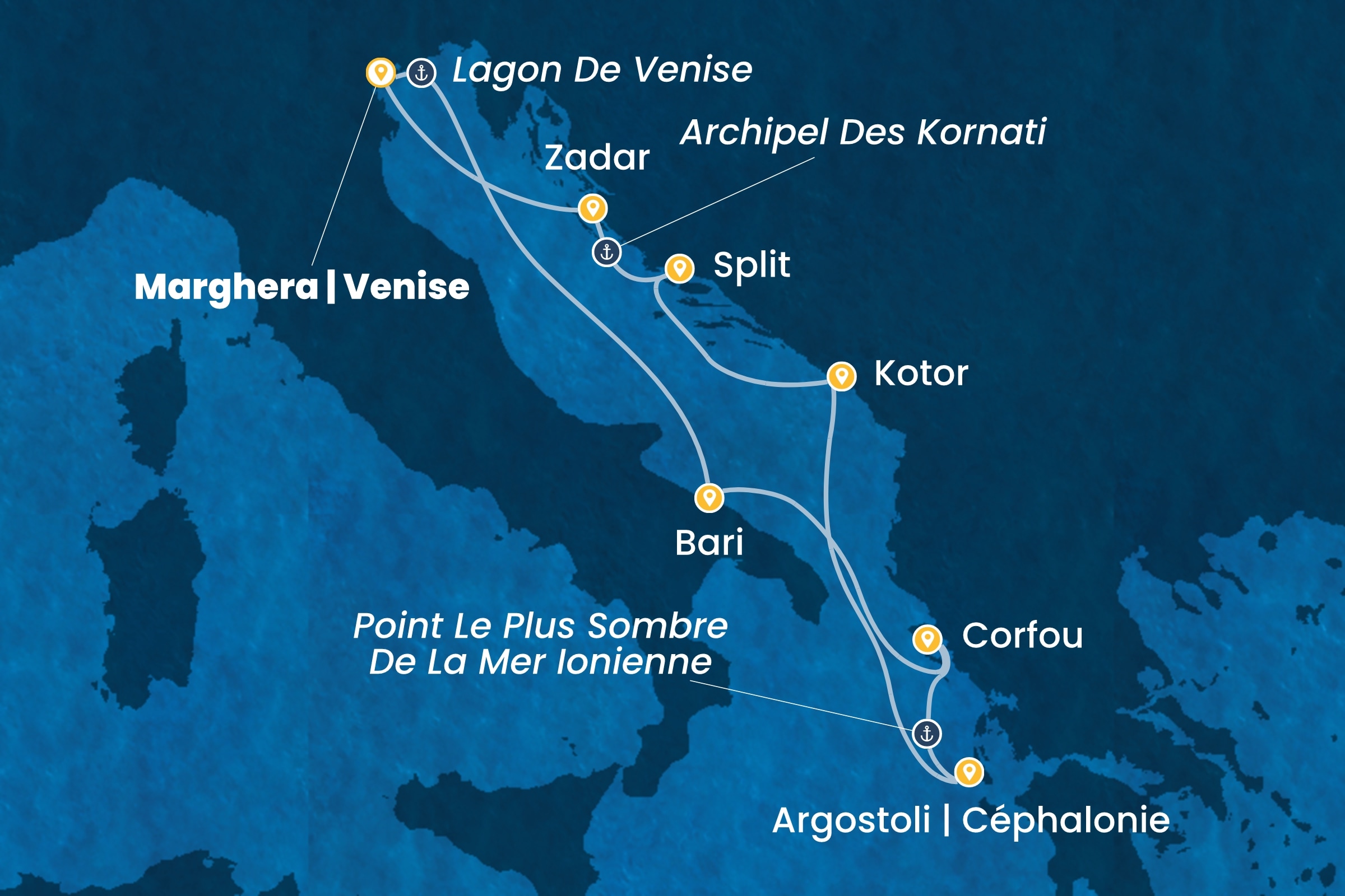 Carte de l’itinéraire