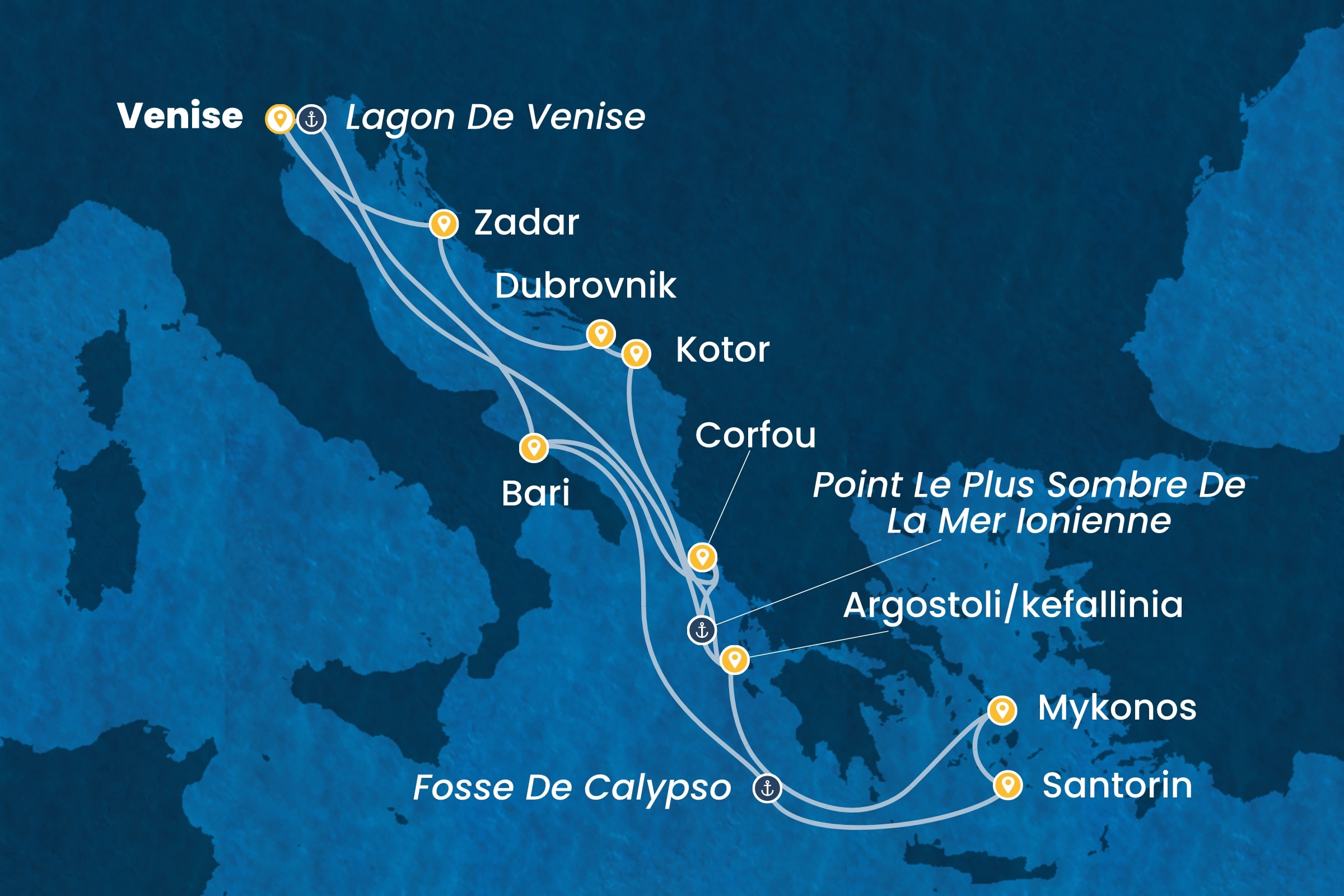 Carte de l’itinéraire