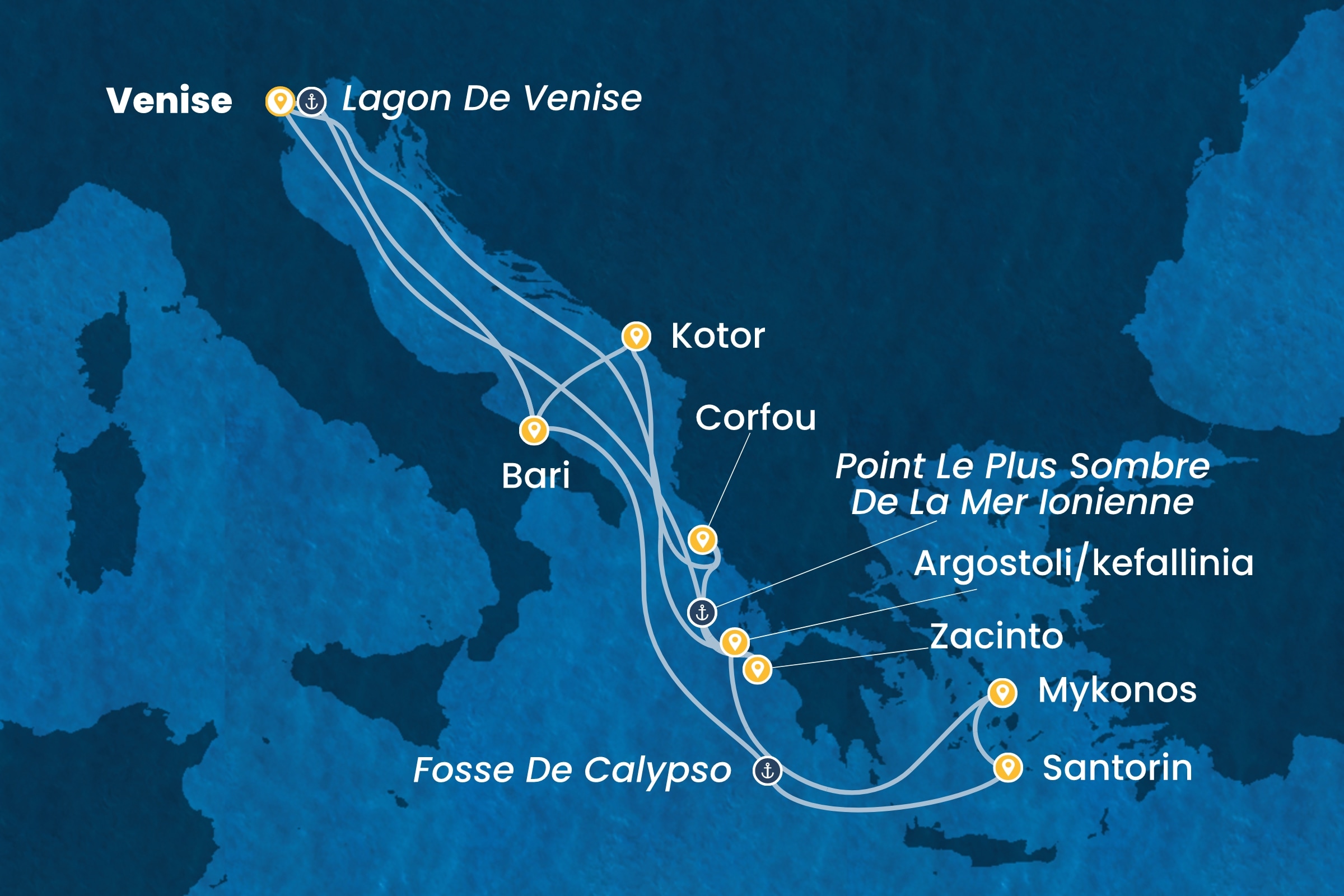 Carte de l’itinéraire