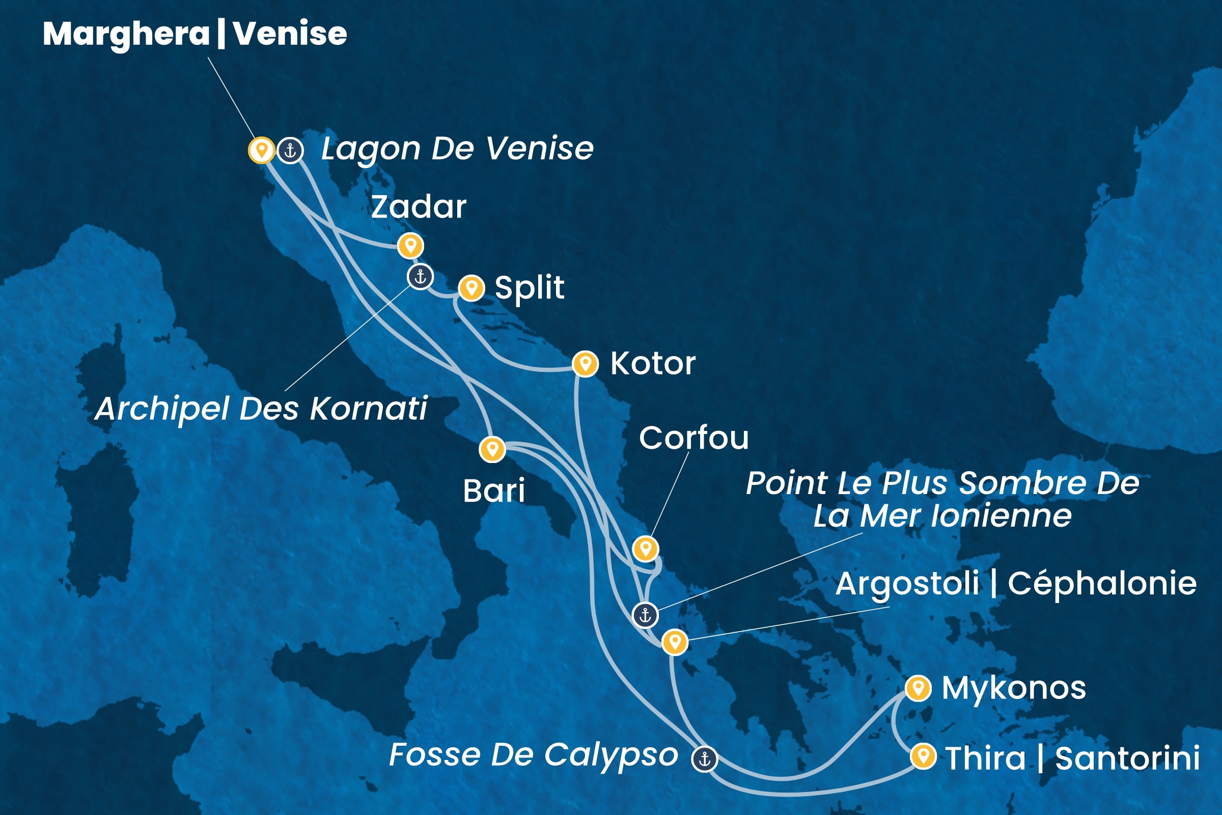 Carte de l’itinéraire