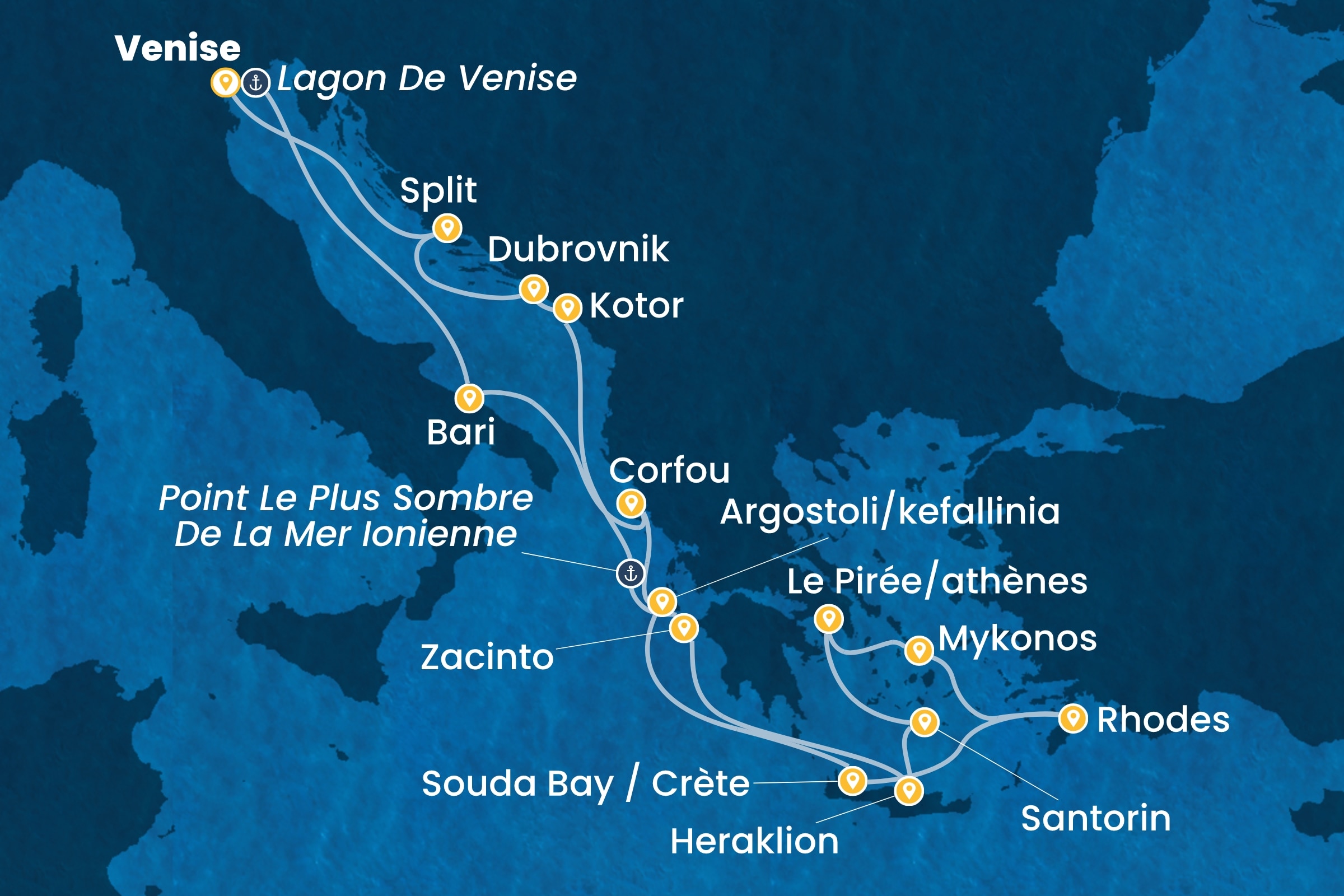 Carte de l’itinéraire