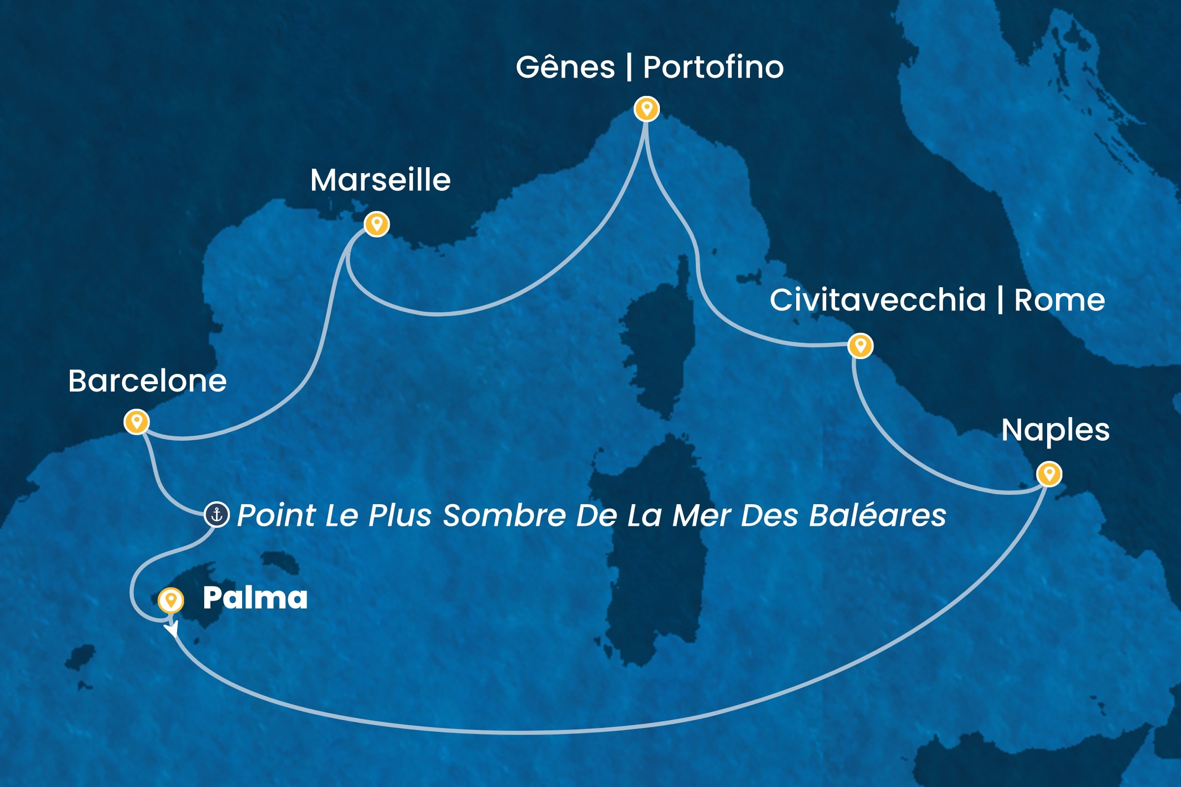 Carte de l’itinéraire