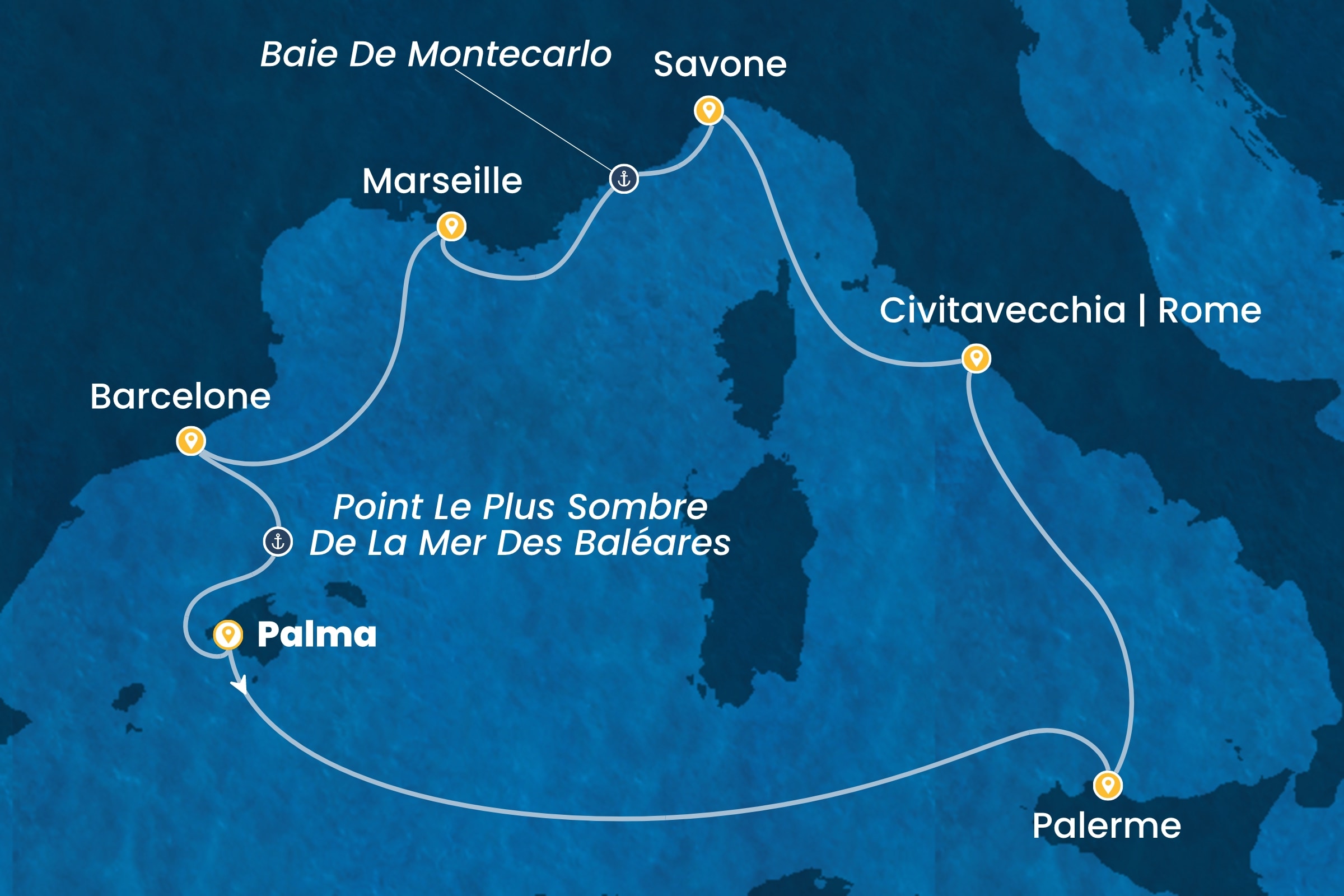 Carte de l’itinéraire