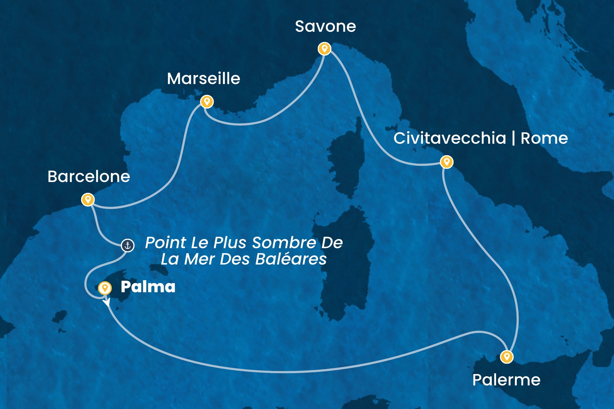 Carte de l’itinéraire