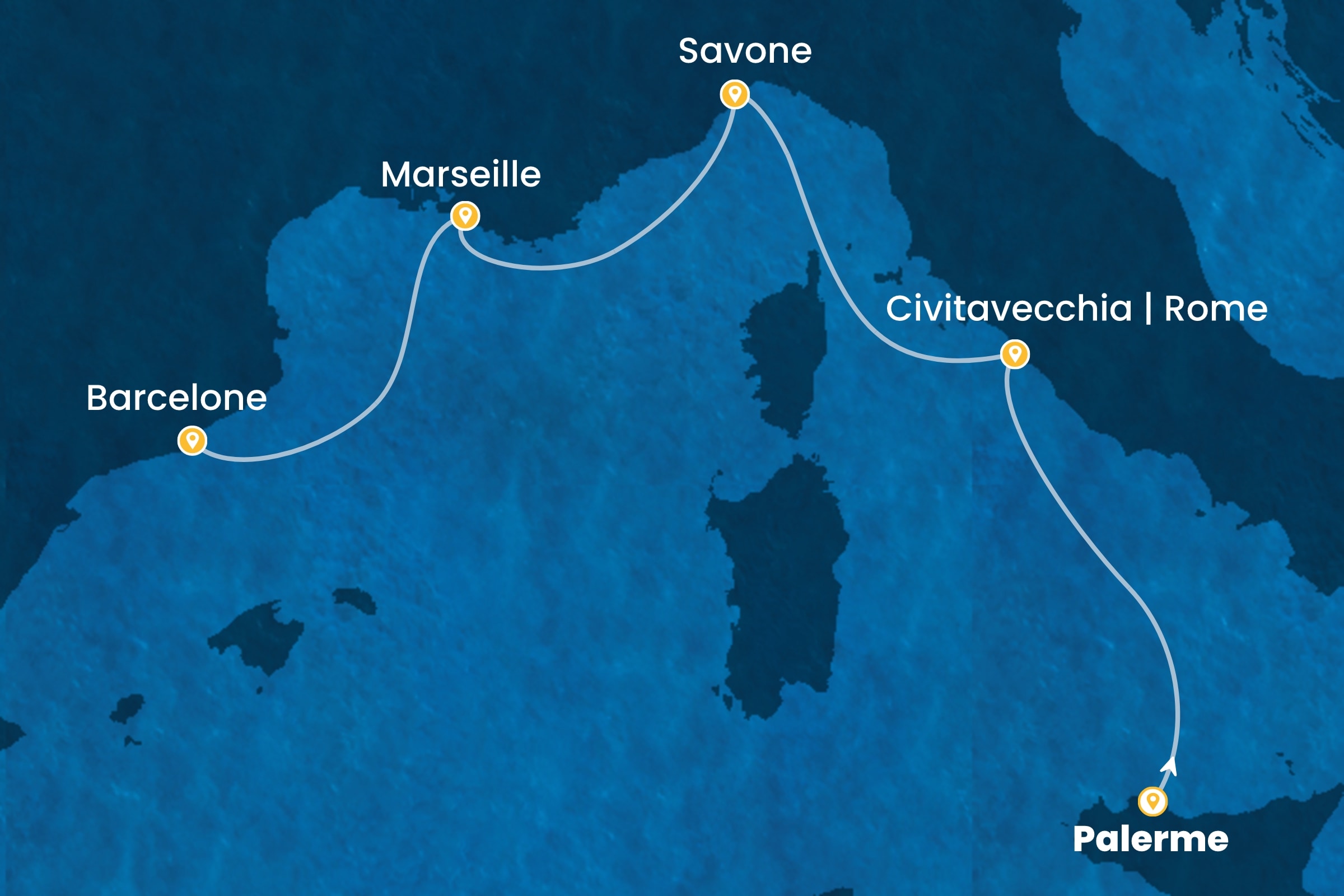 Carte de l’itinéraire