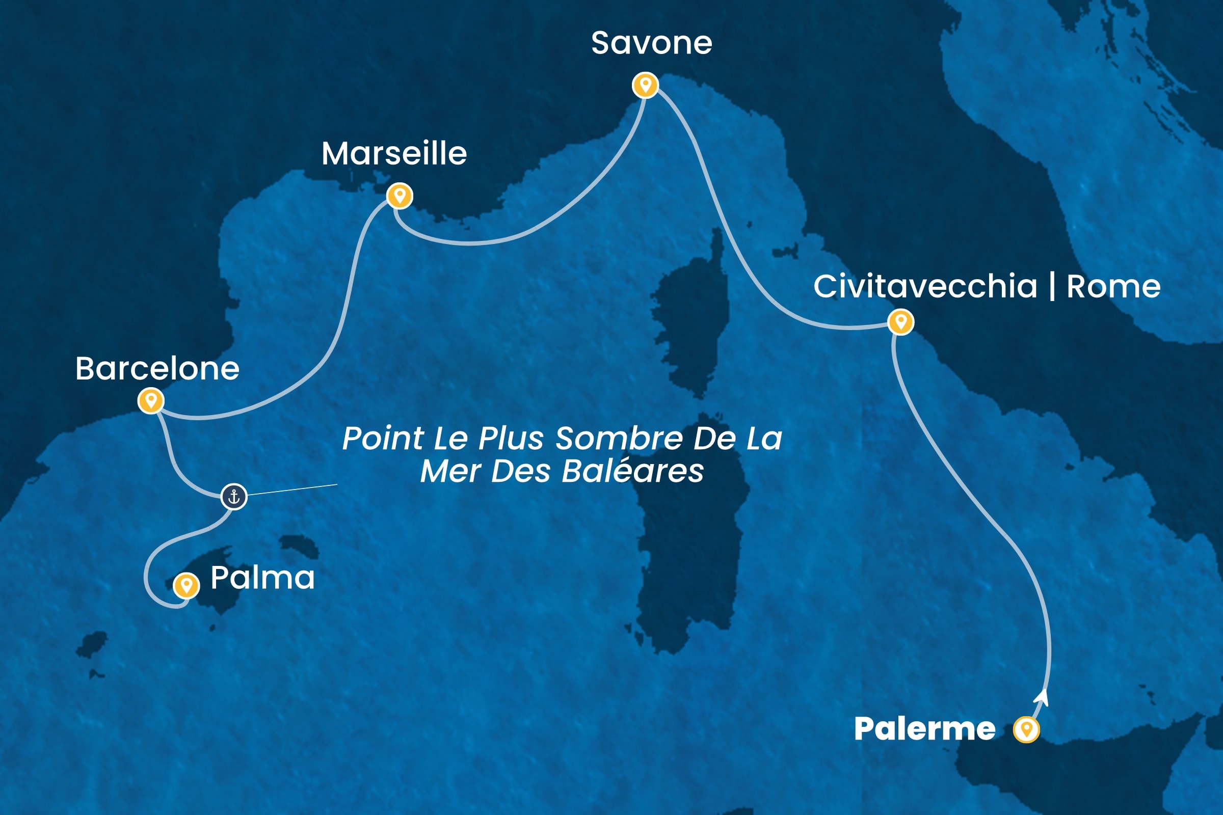 Carte de l’itinéraire