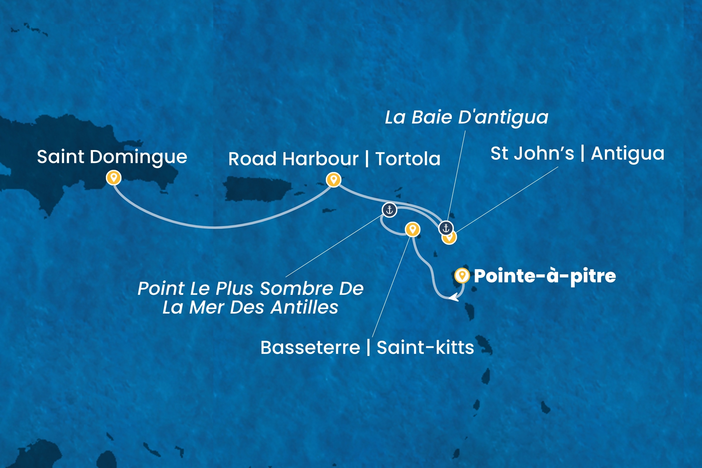 Carte de l’itinéraire