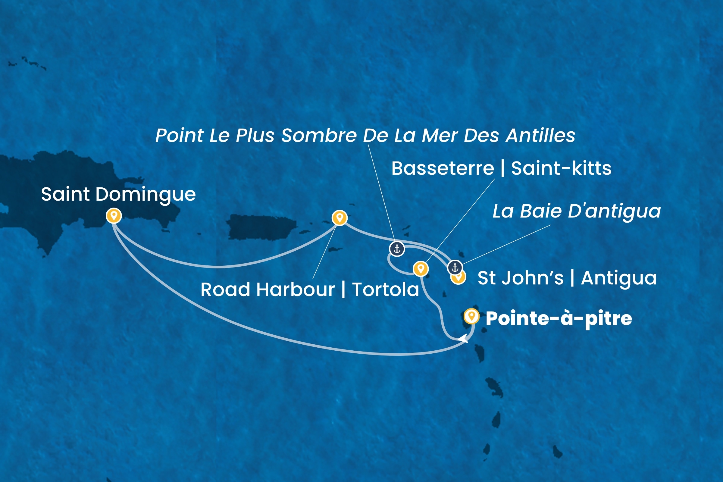 Carte de l’itinéraire