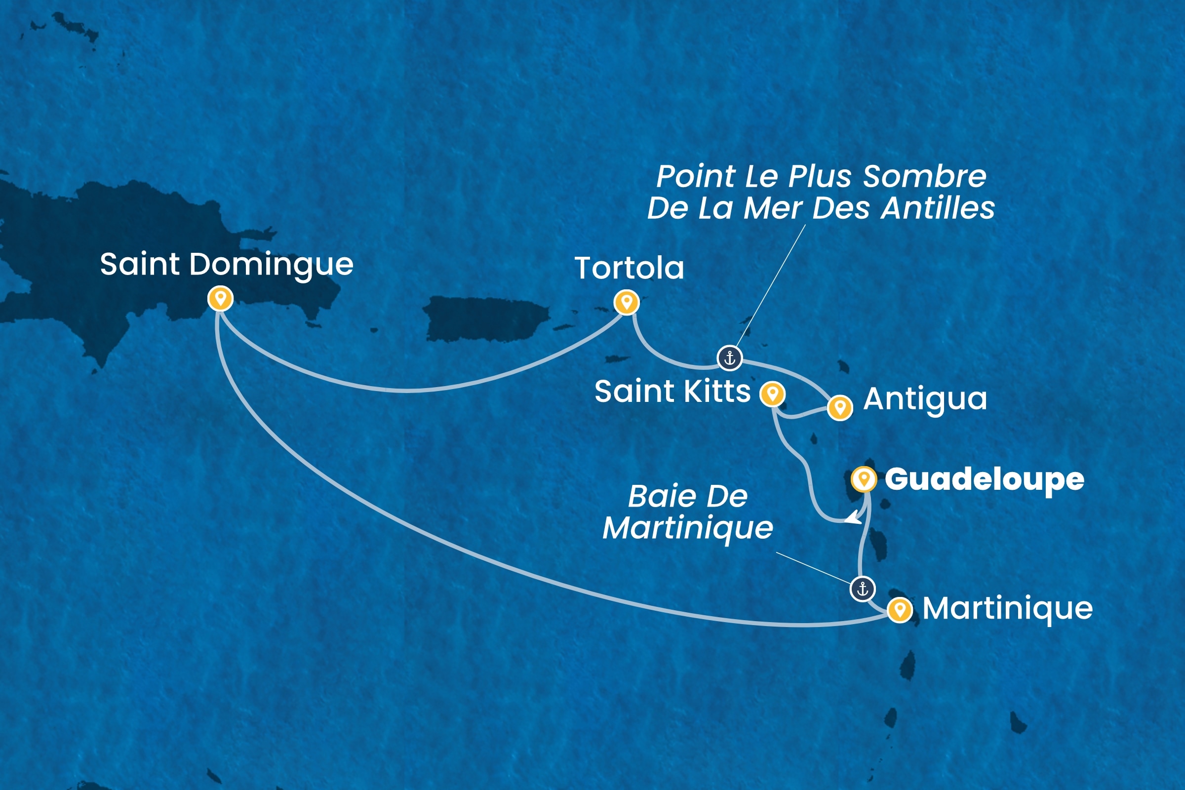 Carte de l’itinéraire