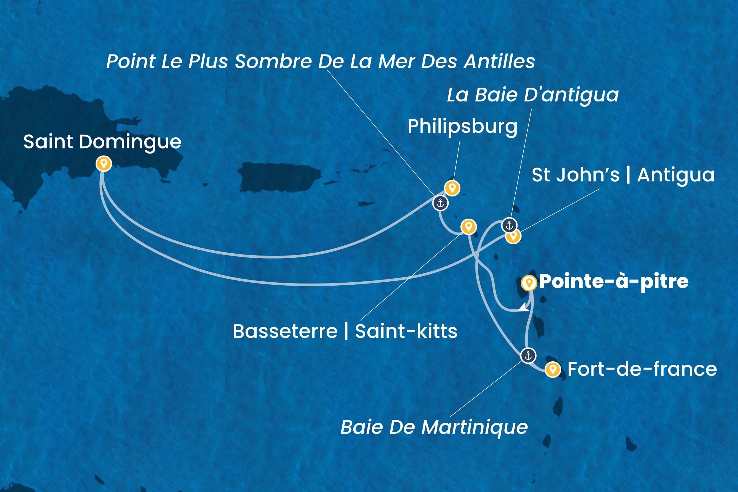 Carte de l’itinéraire