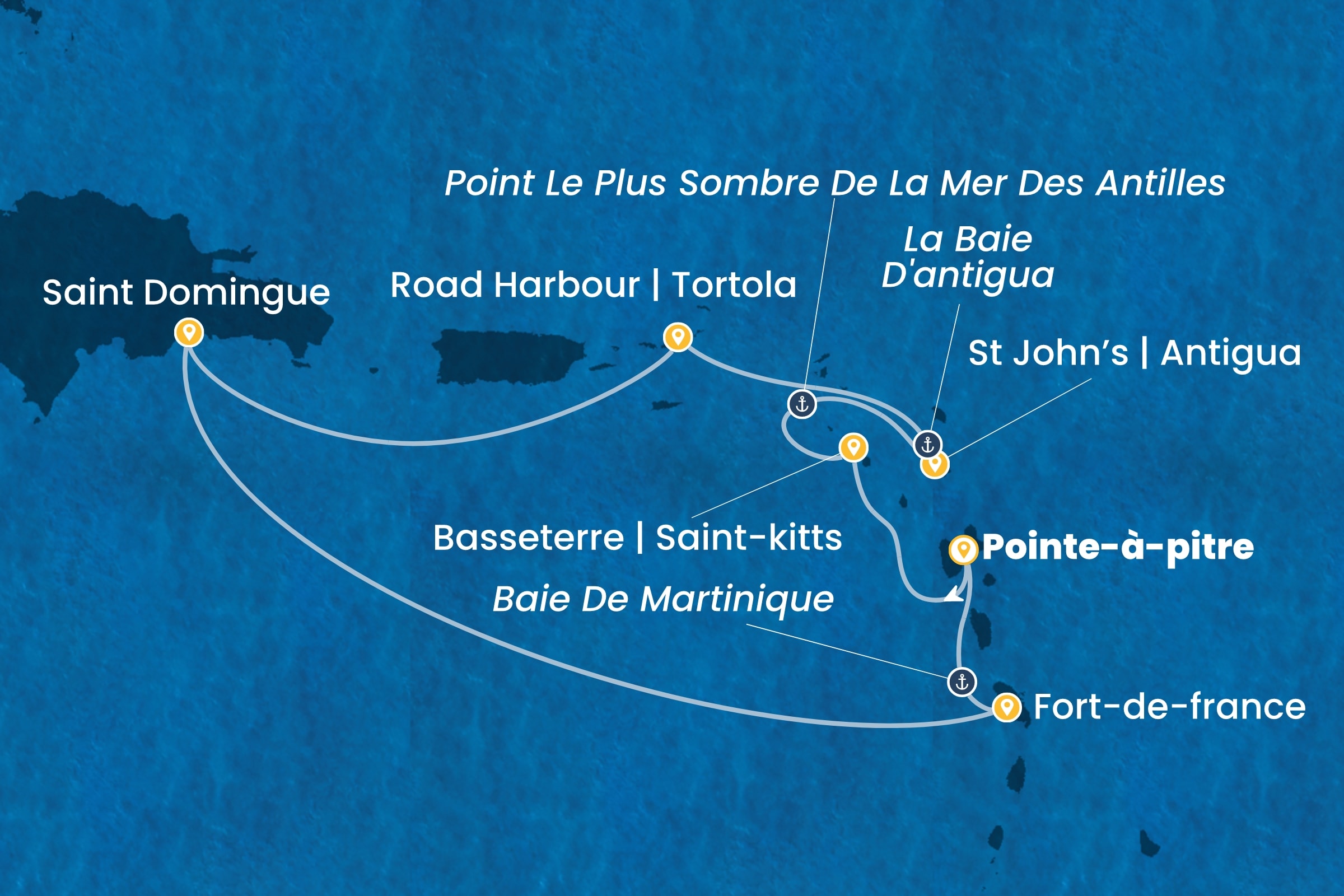 Carte de l’itinéraire