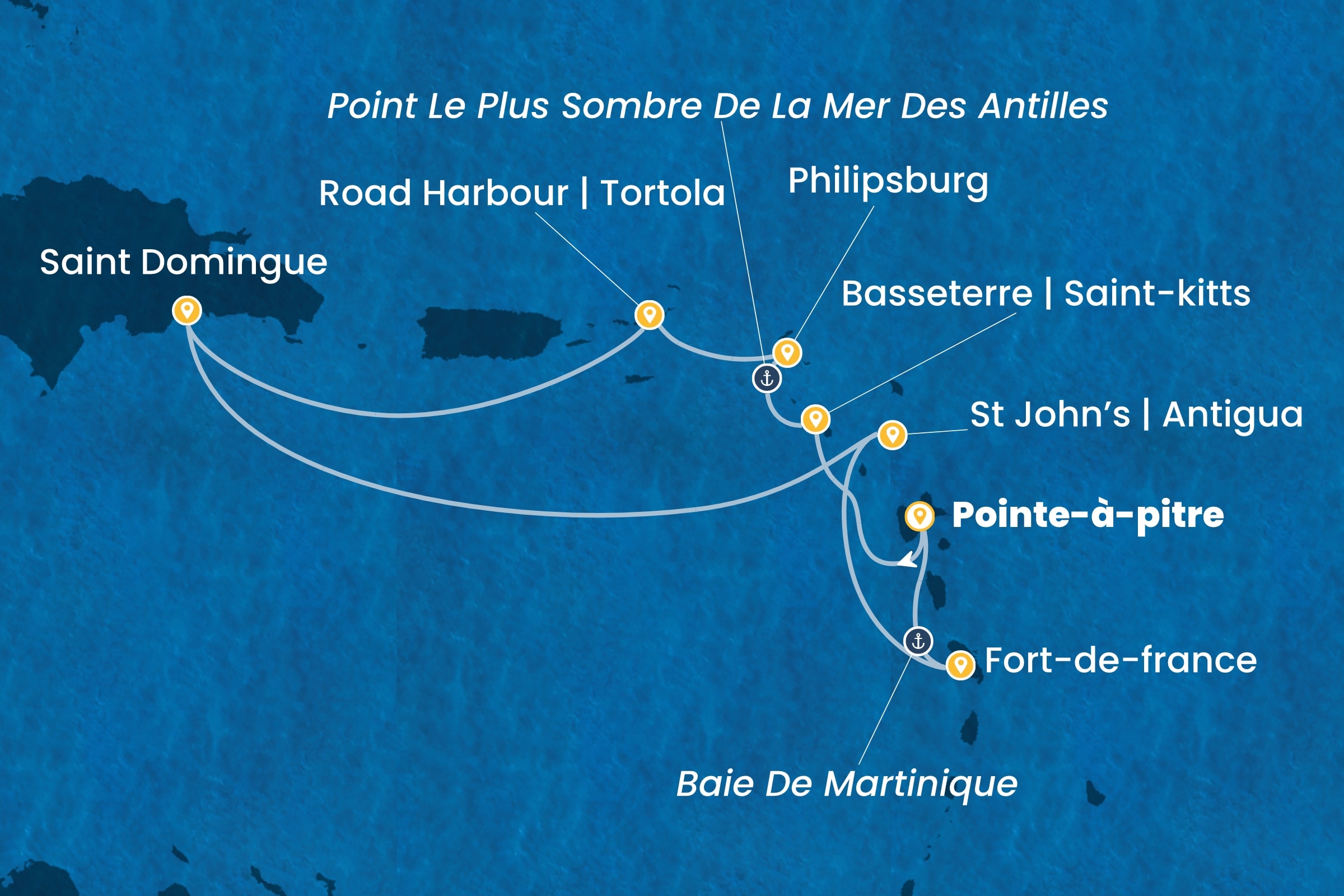 Carte de l’itinéraire