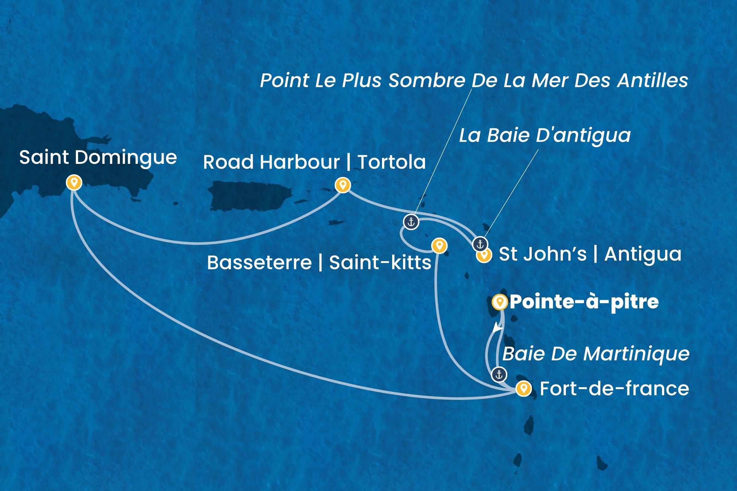 Carte de l’itinéraire