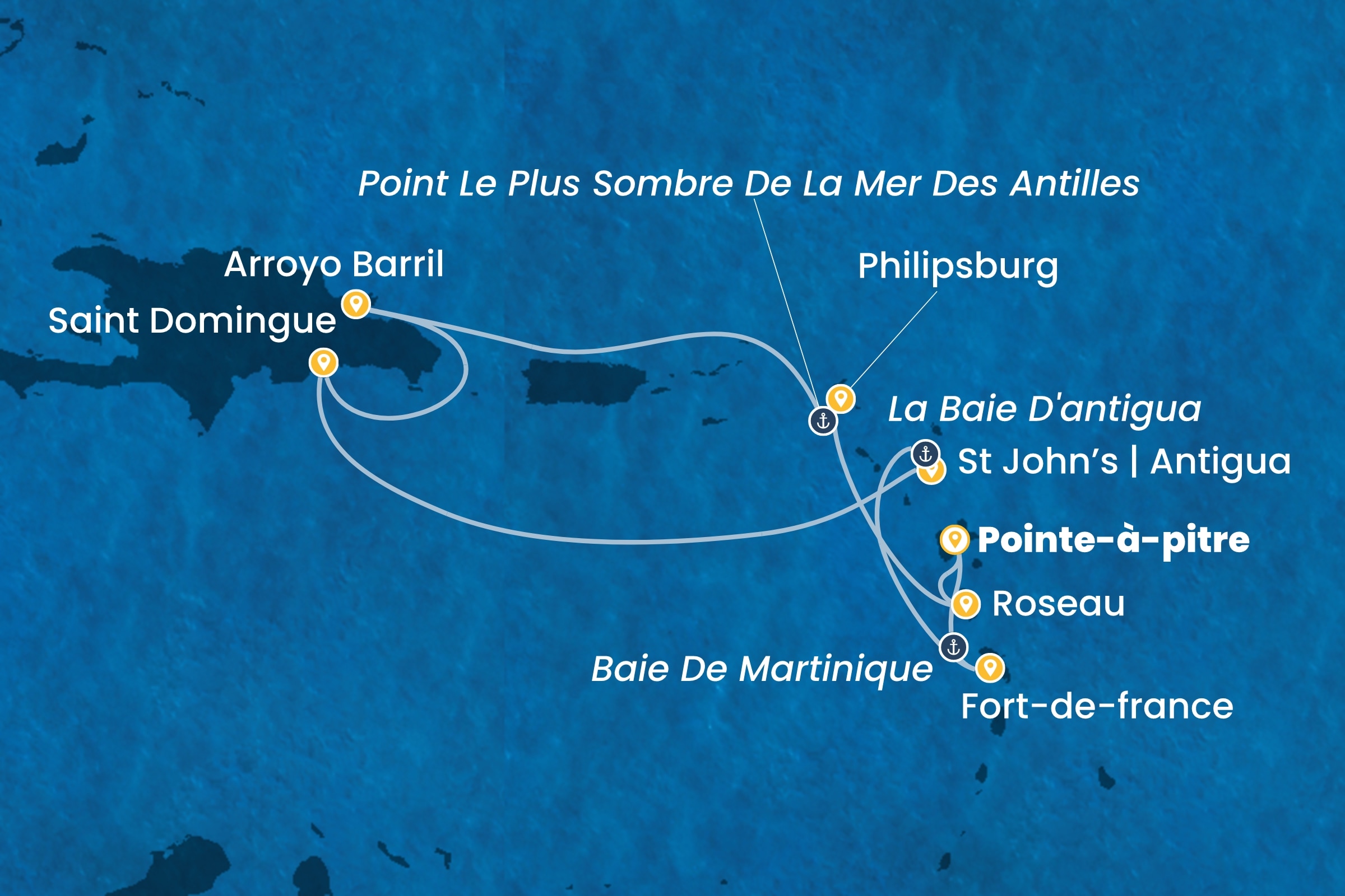 Carte de l’itinéraire