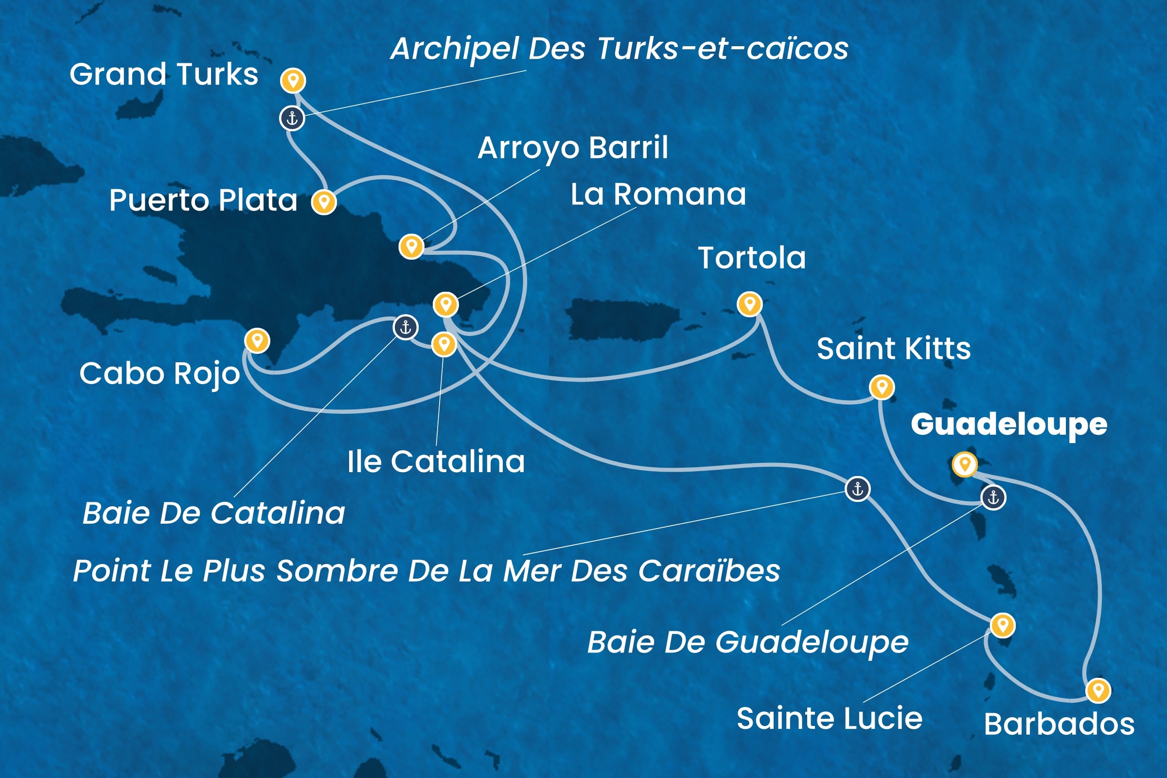 Carte de l’itinéraire
