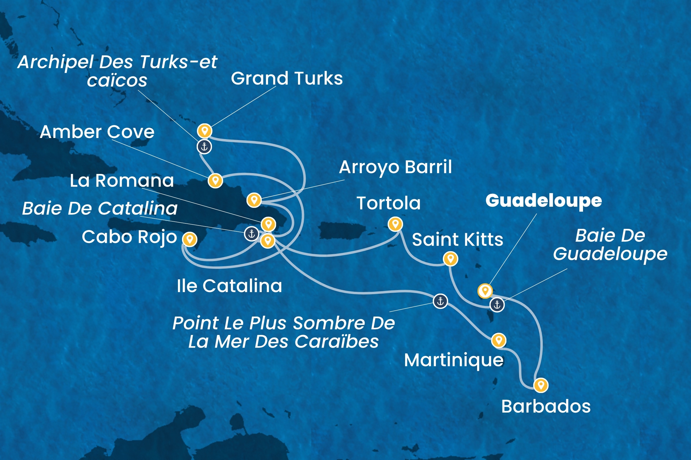 Carte de l’itinéraire