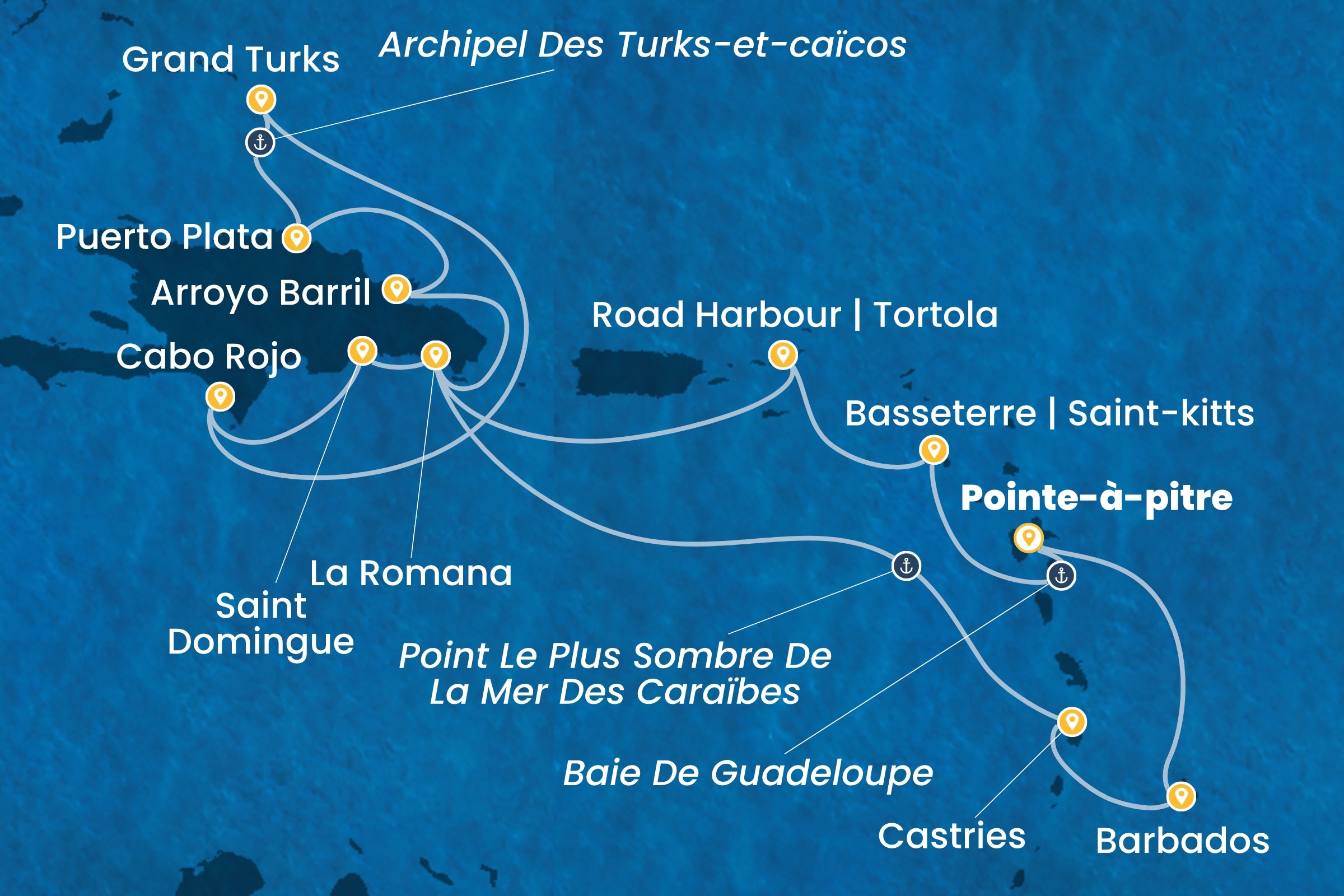 Carte de l’itinéraire