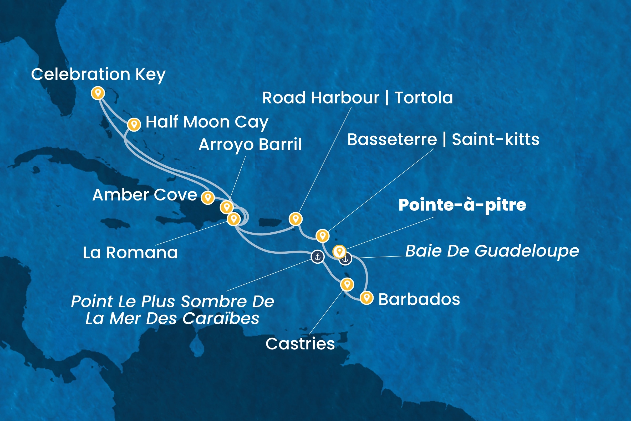Carte de l’itinéraire