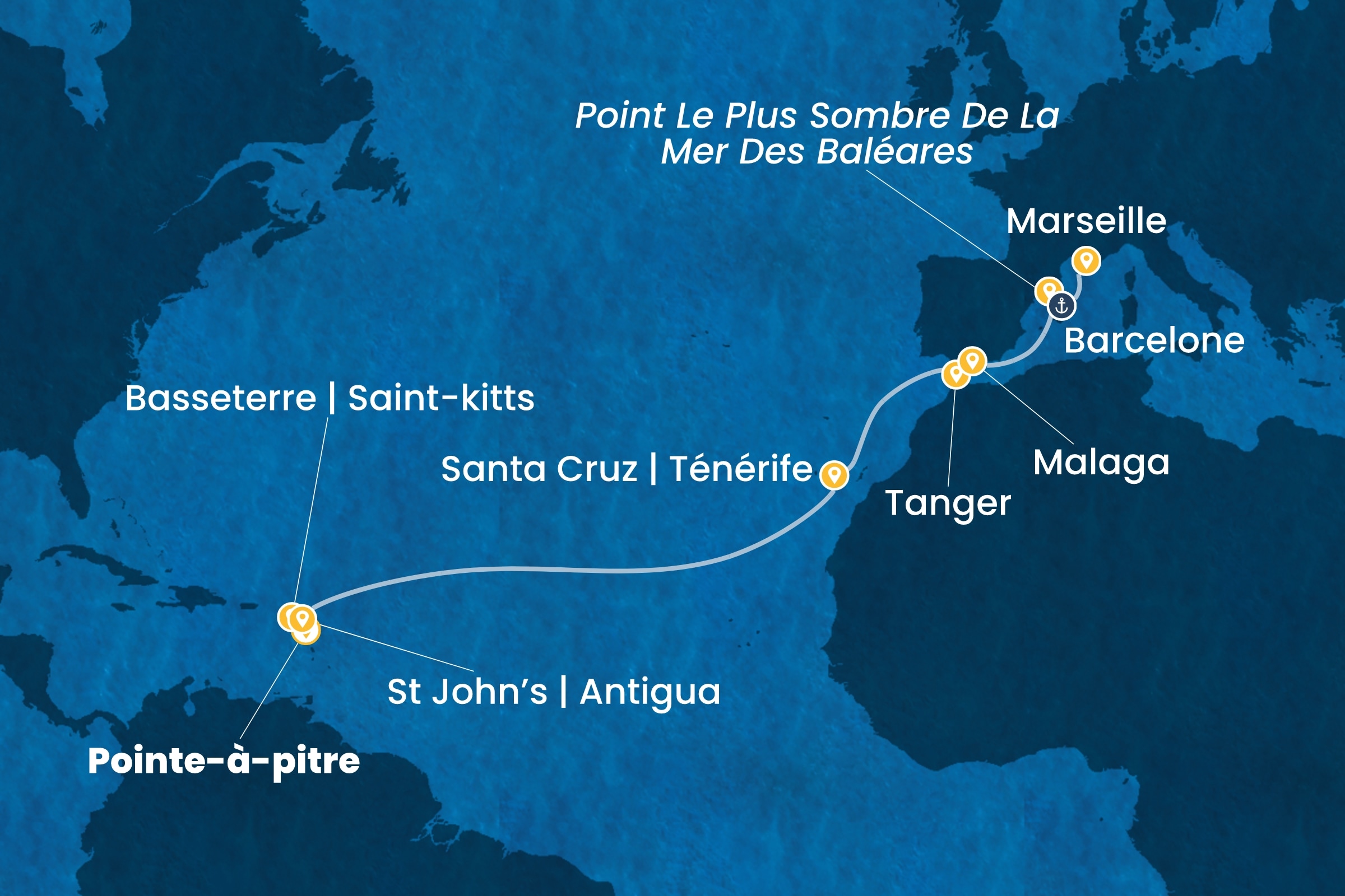 Carte de l’itinéraire