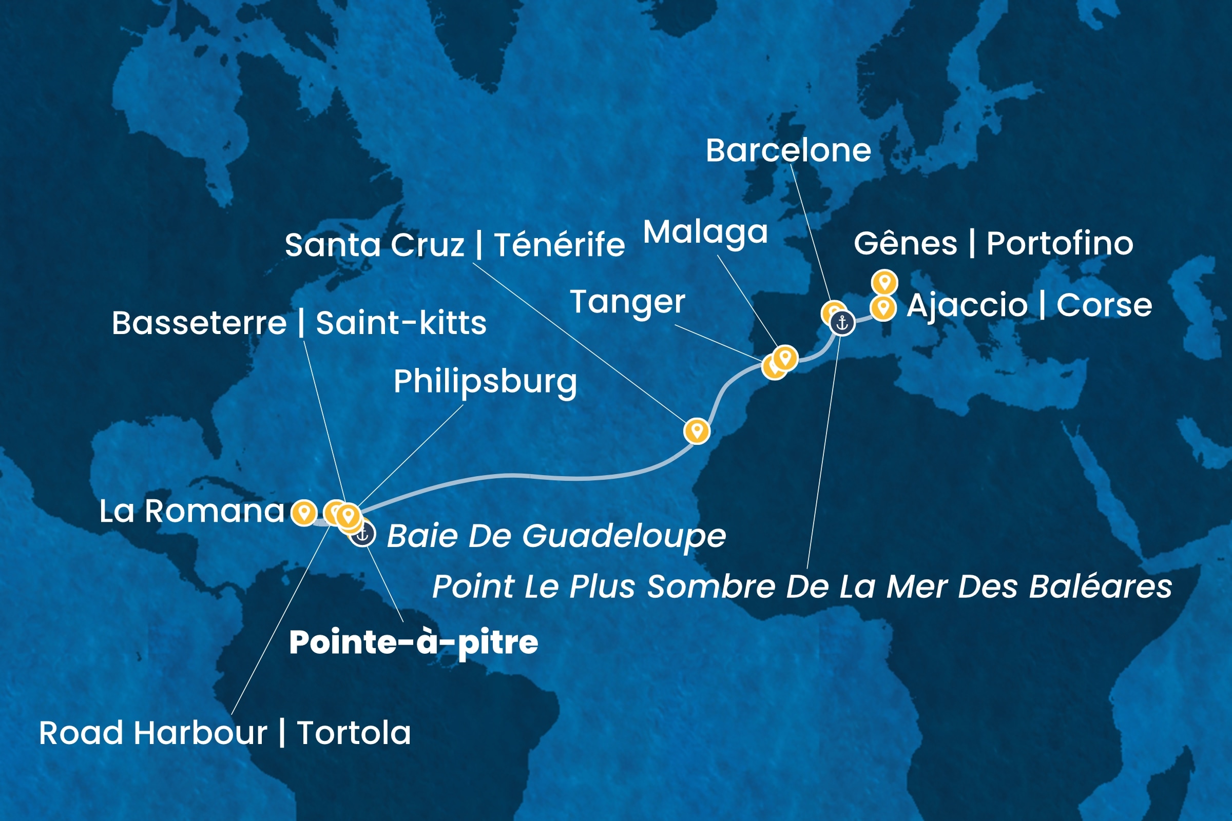 Carte de l’itinéraire