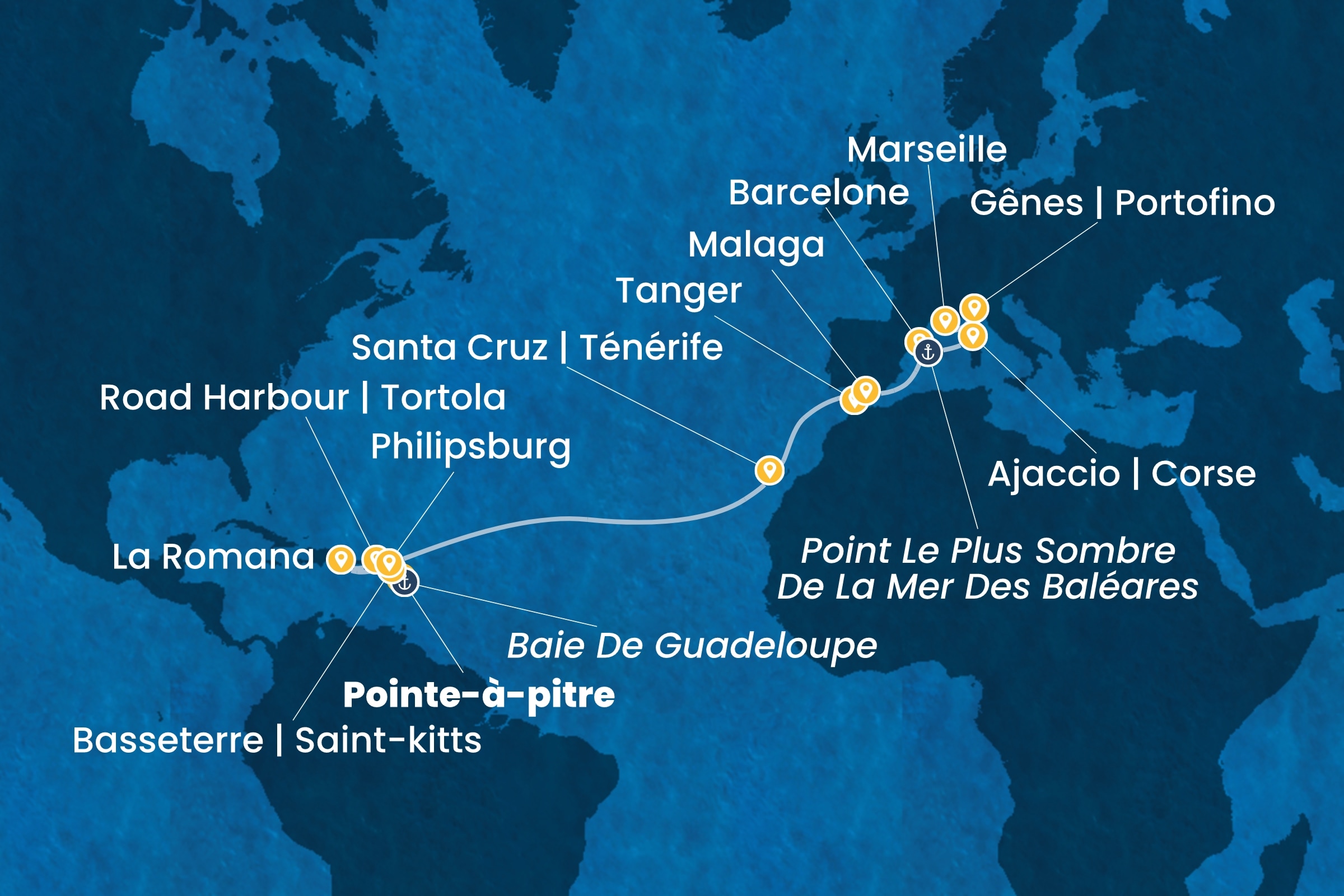 Carte de l’itinéraire