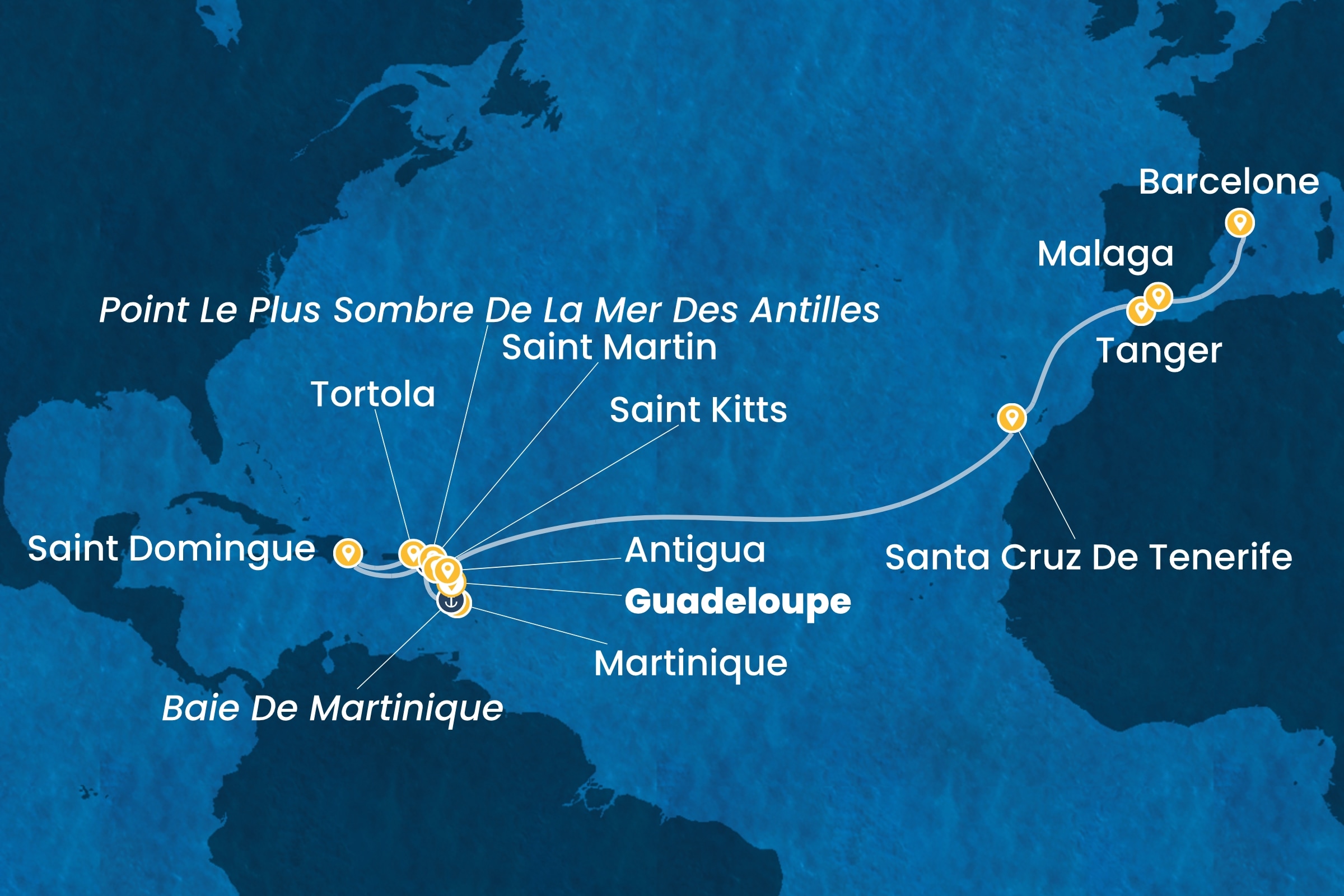 Carte de l’itinéraire
