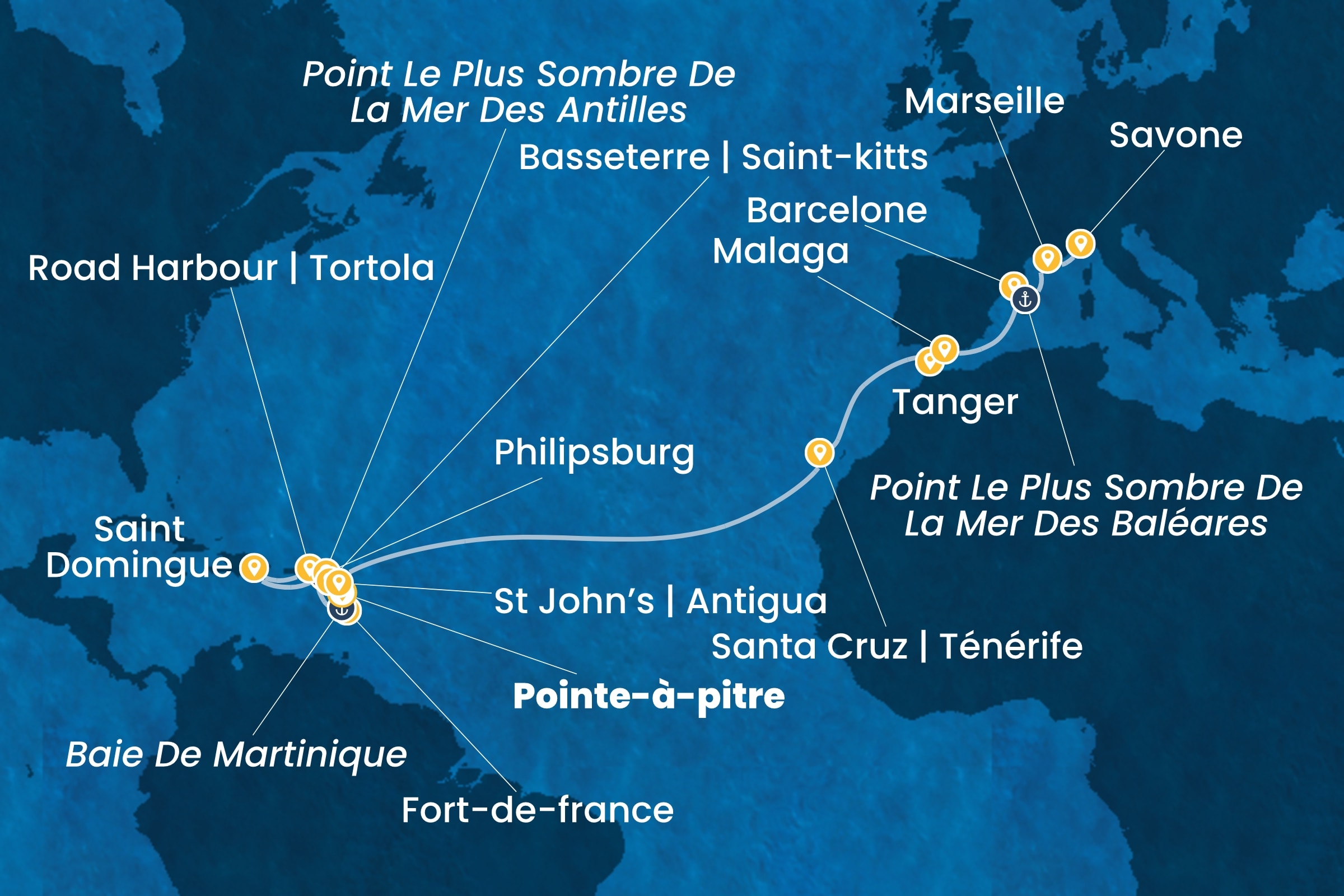 Carte de l’itinéraire