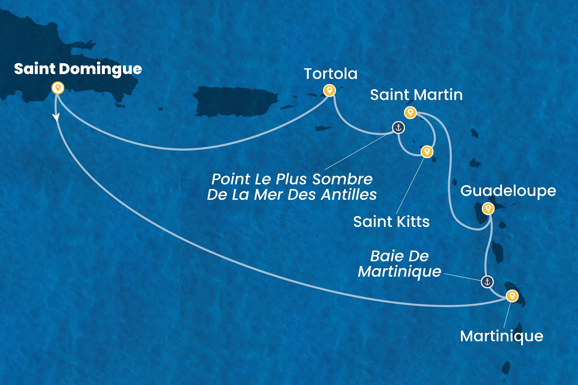 Carte de l’itinéraire
