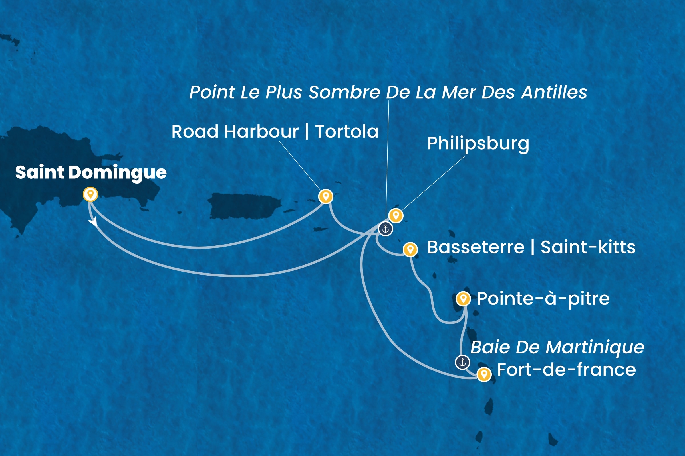 Carte de l’itinéraire