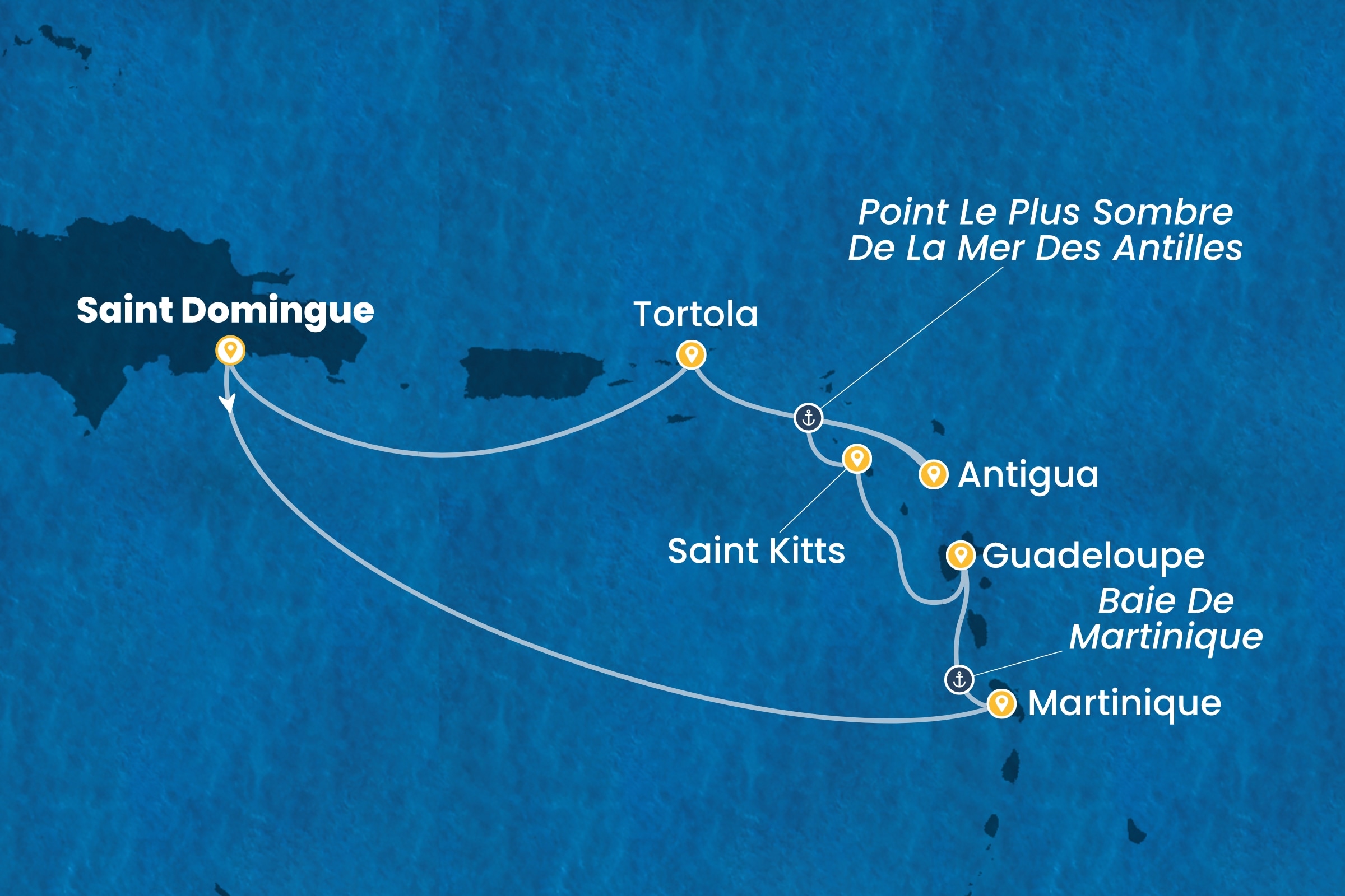 Carte de l’itinéraire
