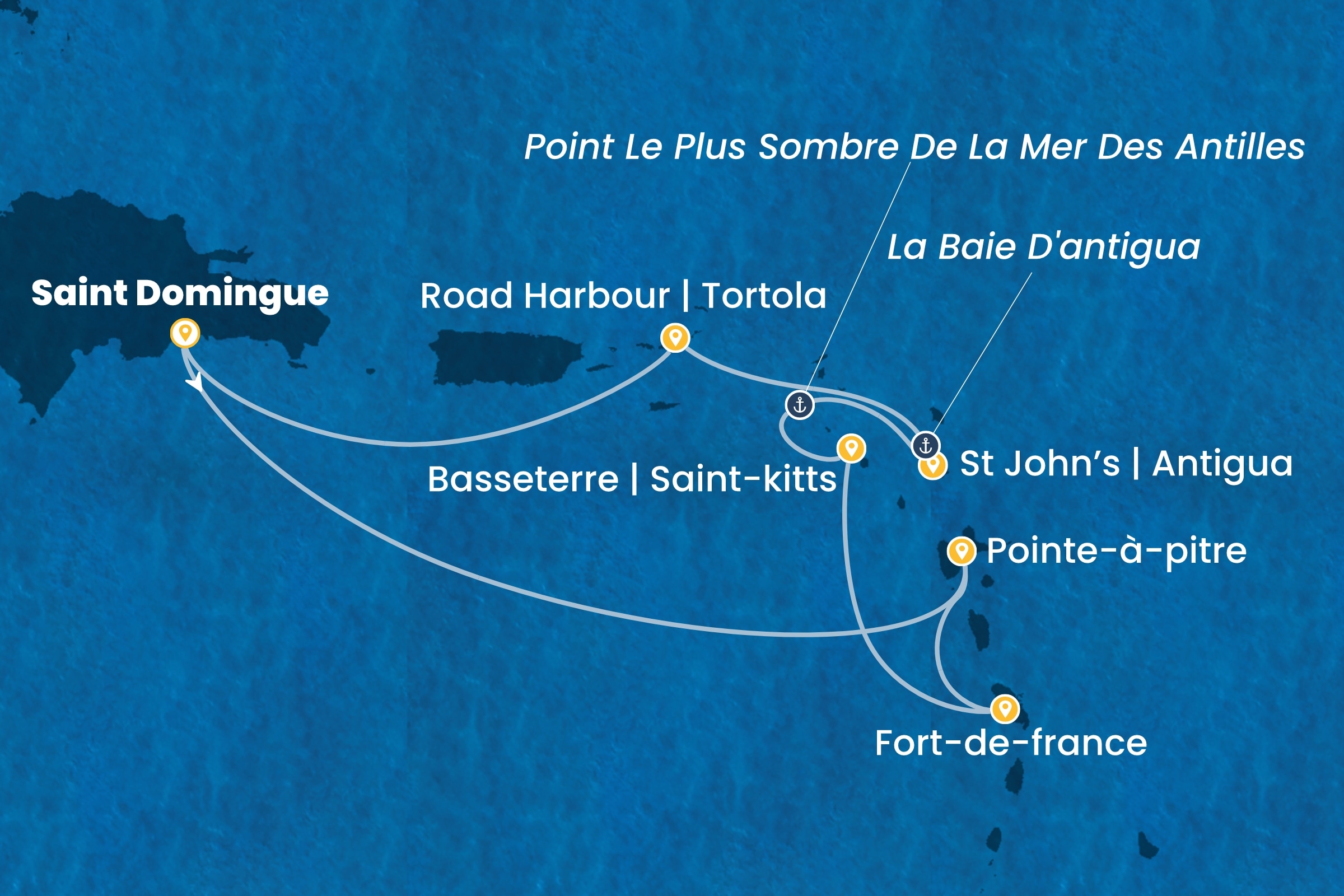 Carte de l’itinéraire