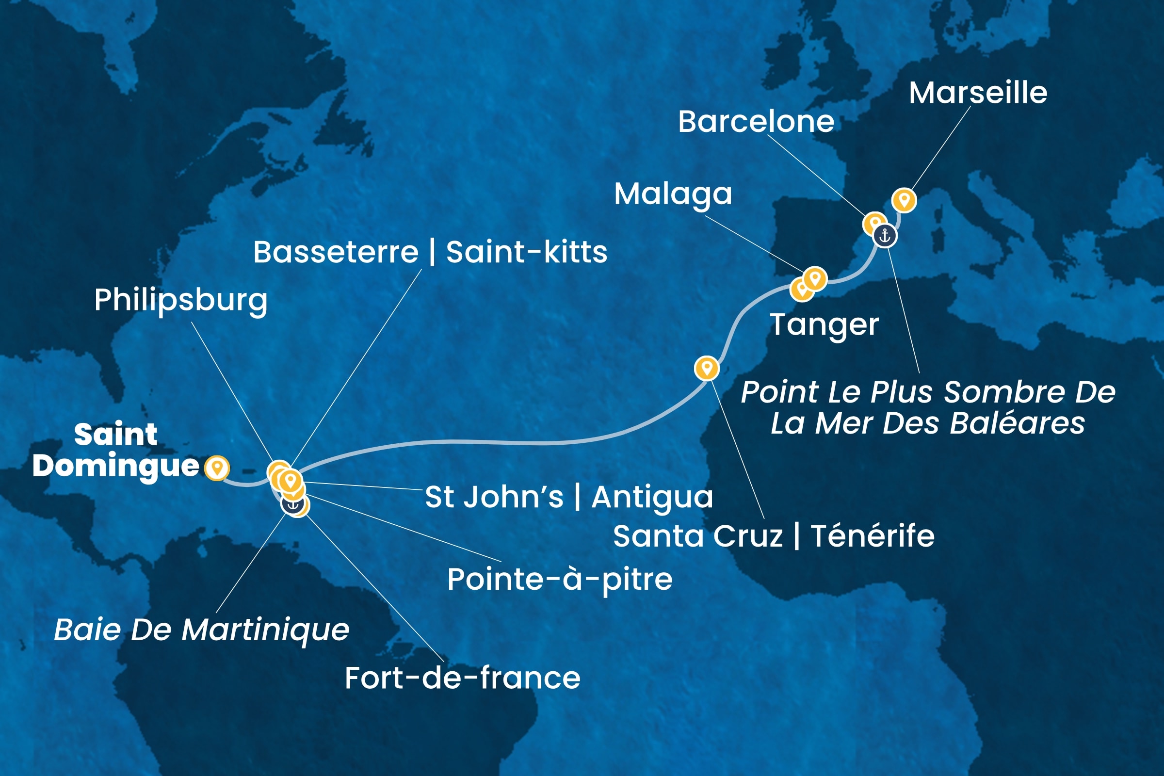 Carte de l’itinéraire