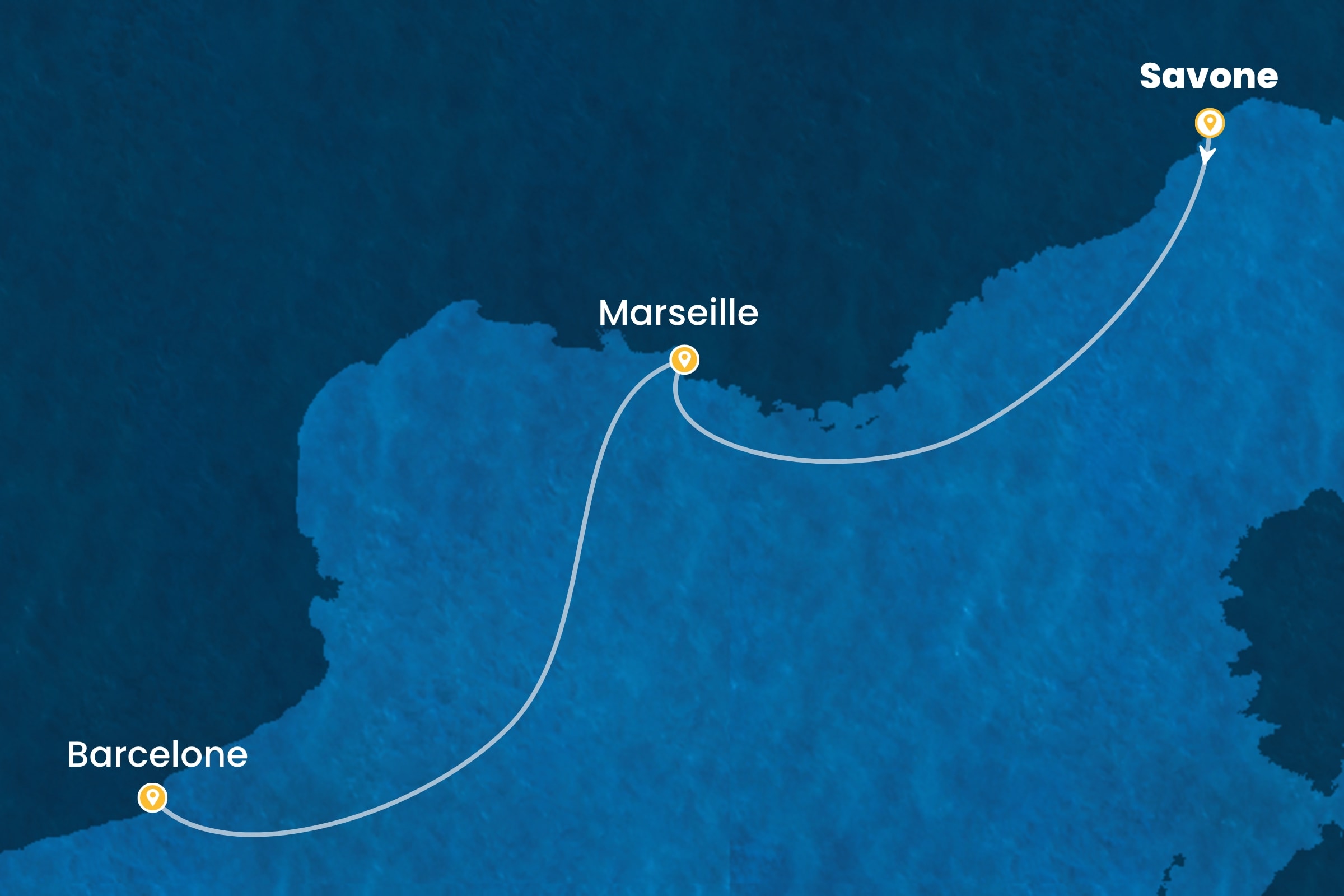 Carte de l’itinéraire