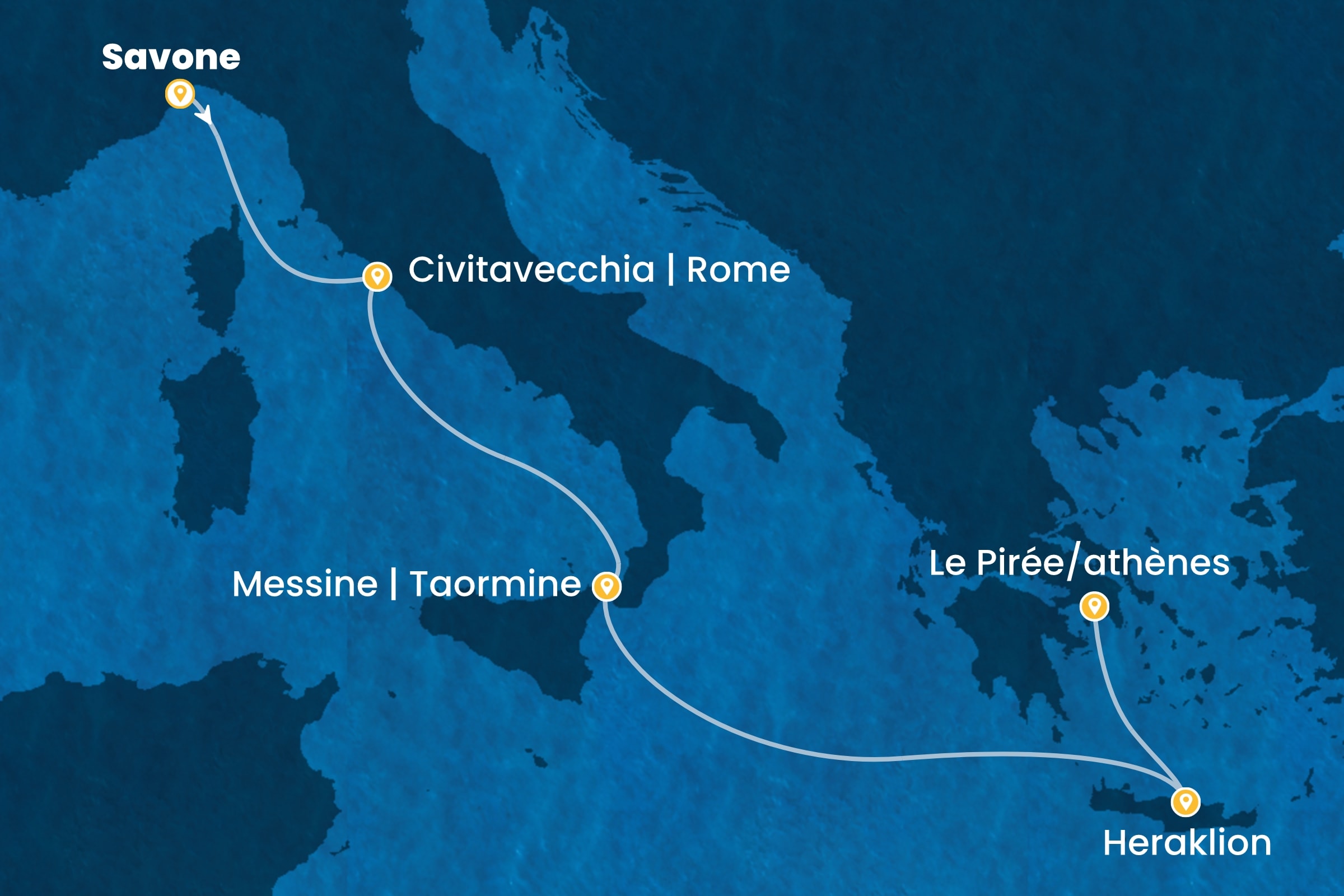Carte de l’itinéraire