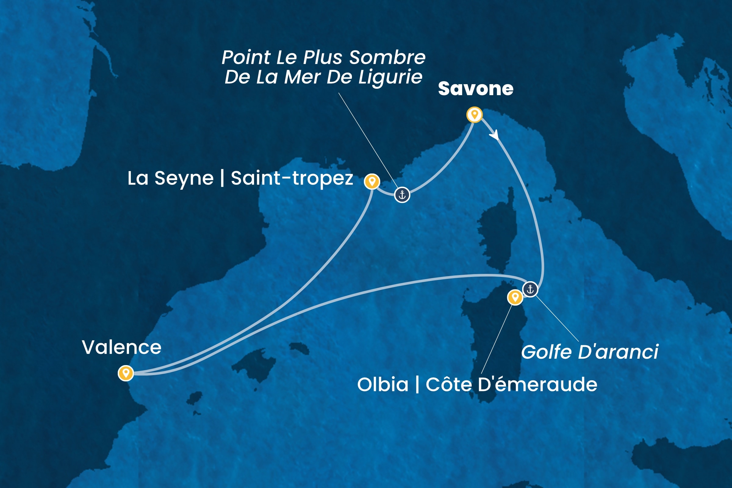 Carte de l’itinéraire