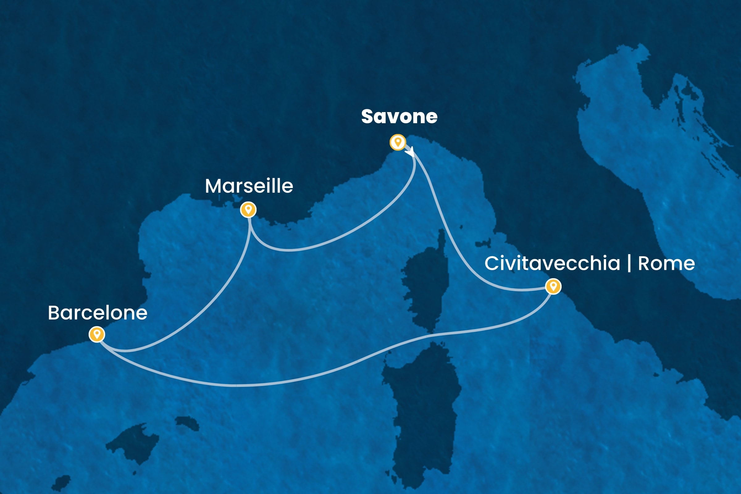 Carte de l’itinéraire