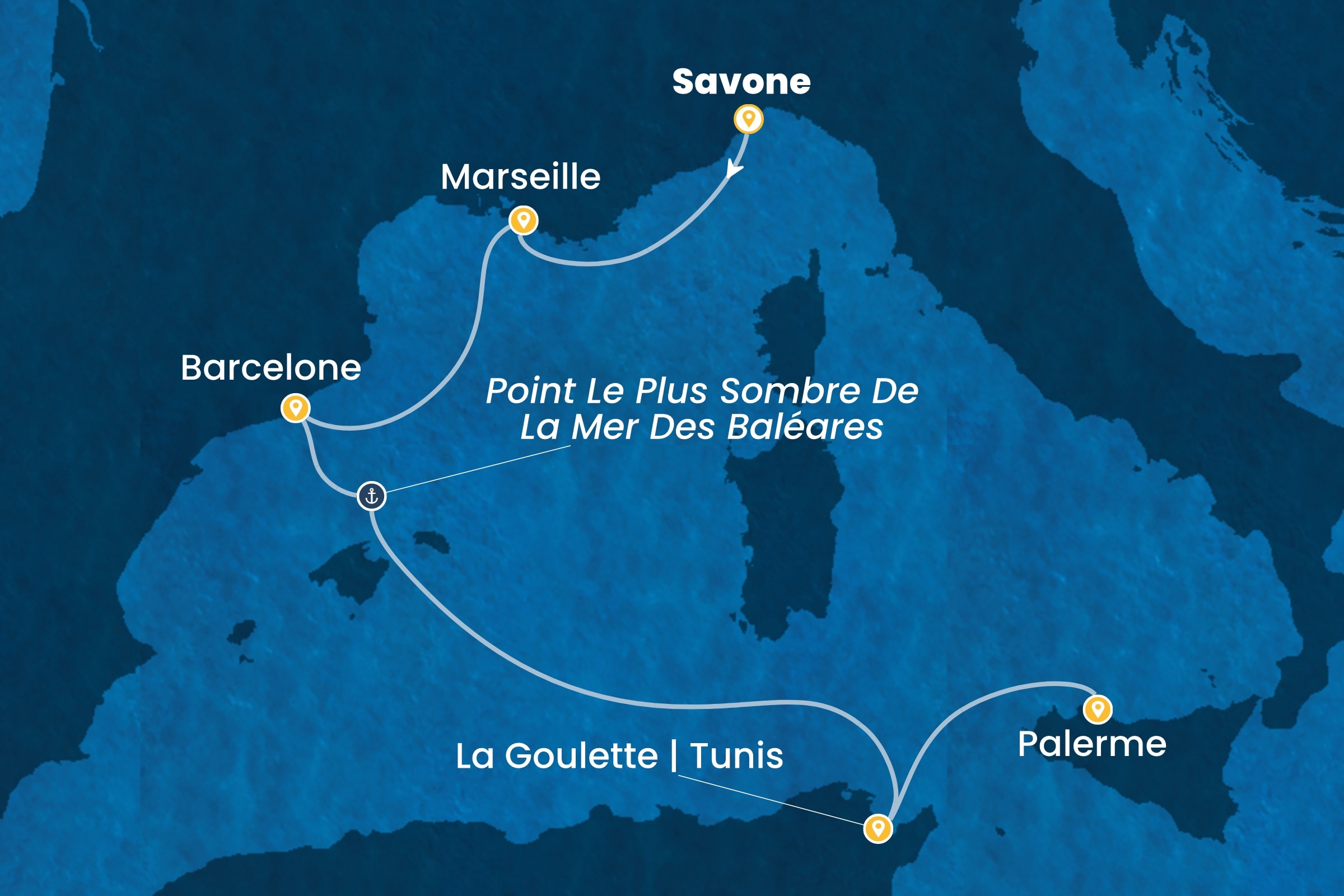 Carte de l’itinéraire